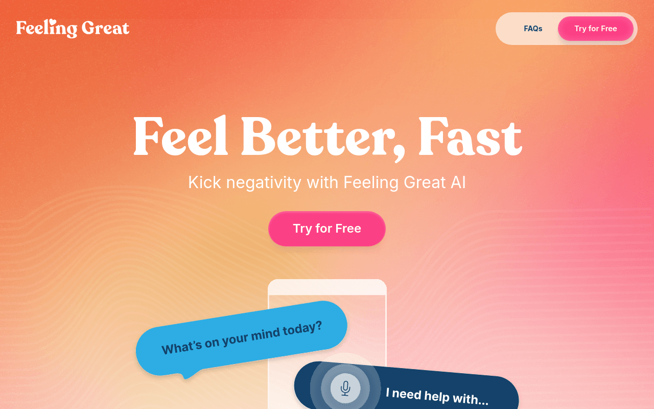 Feeling Great app