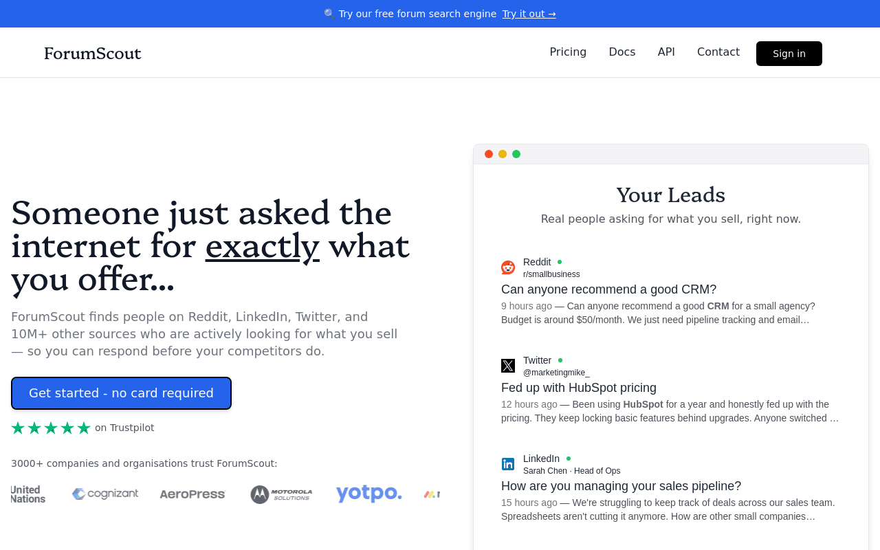 ForumScout