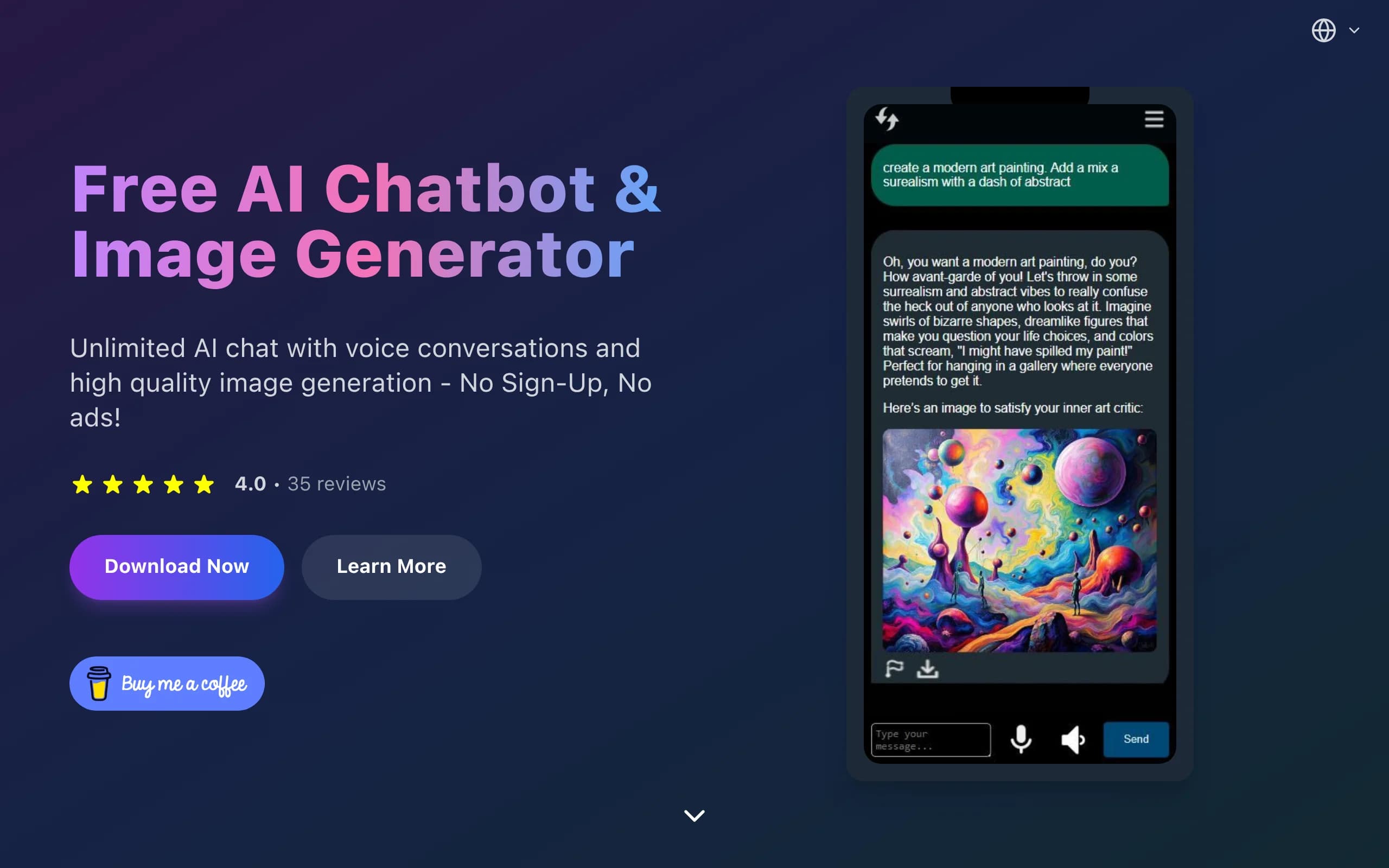 Free AI Chatbot & Image Generator