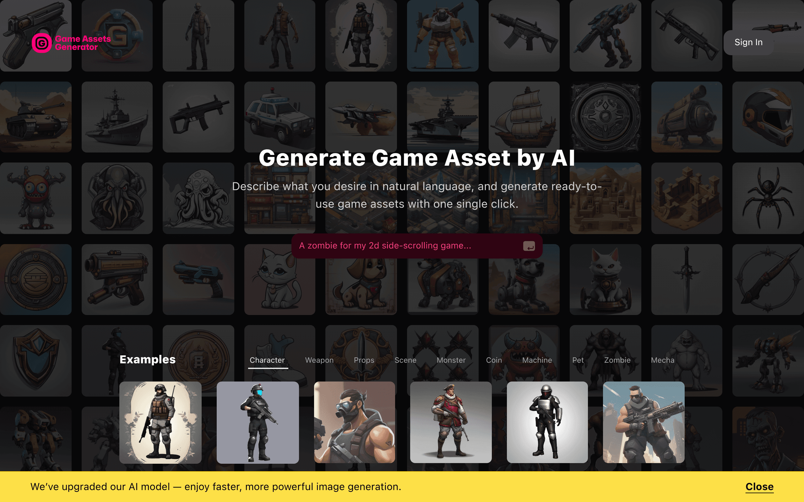 Game Assets Generator