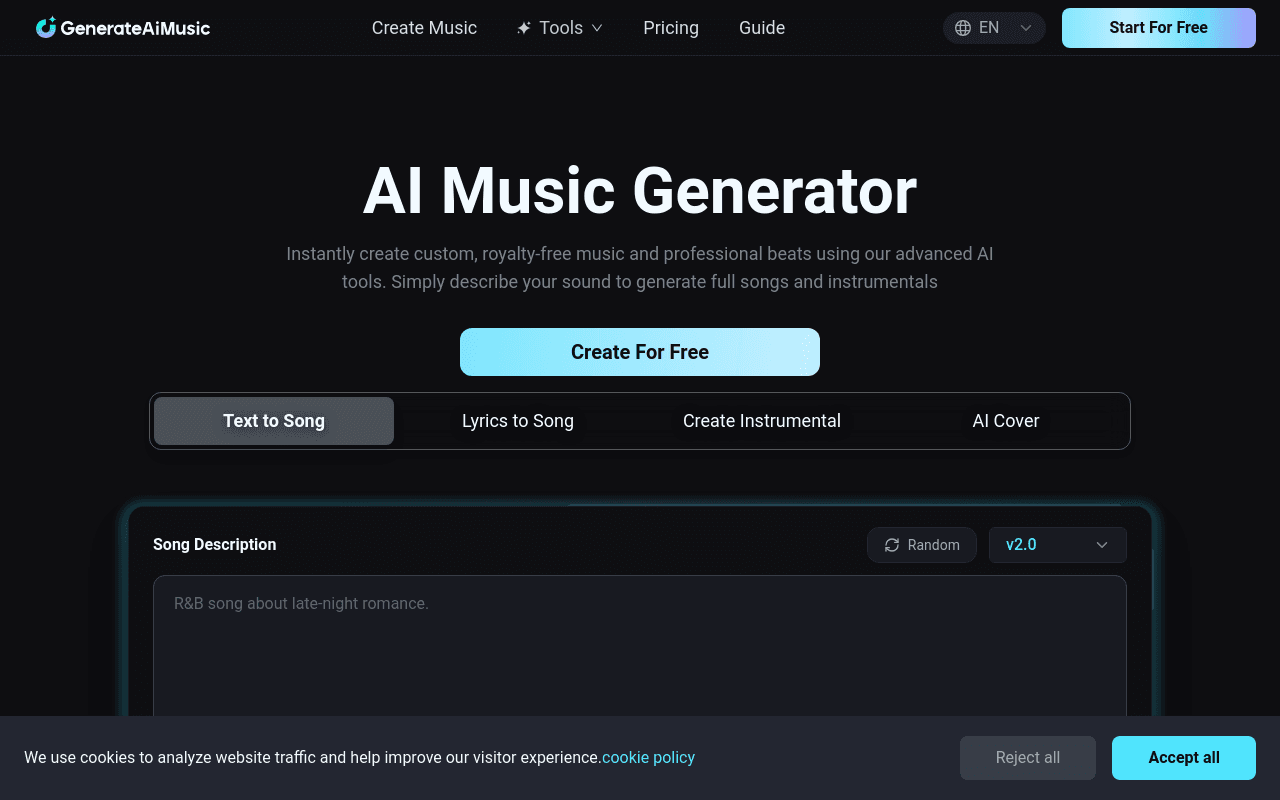 Generate AI Music
