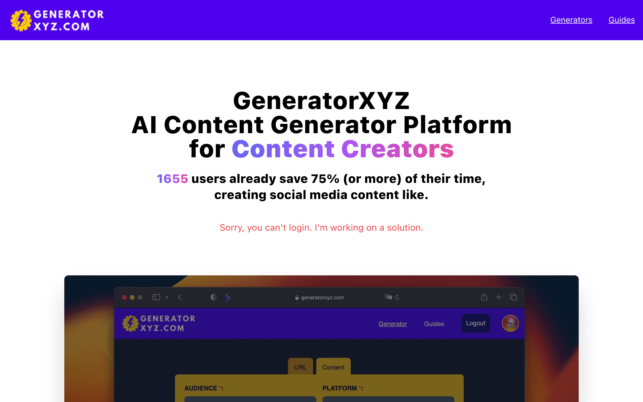 Generator XYZ