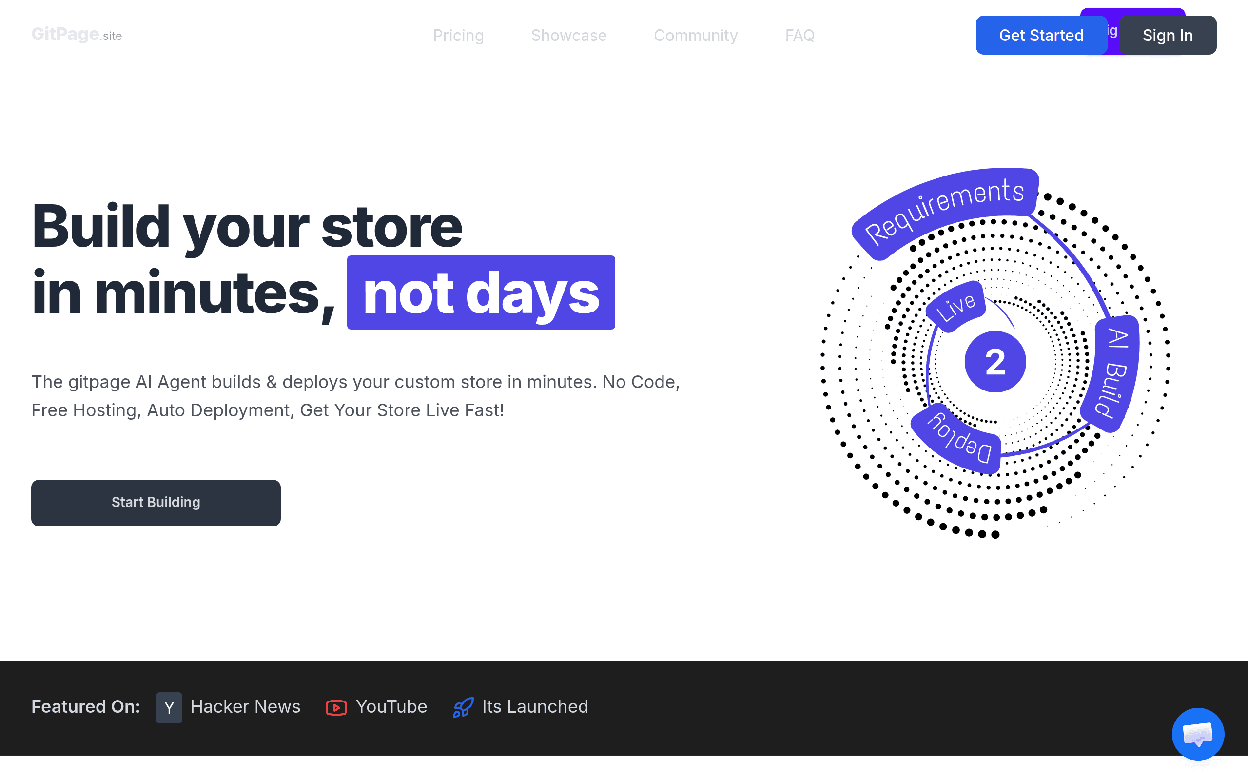 GitPage AI Website Builder