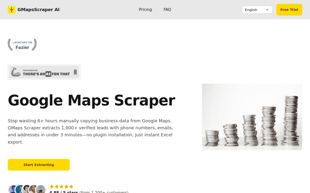 GMapsScraper AI
