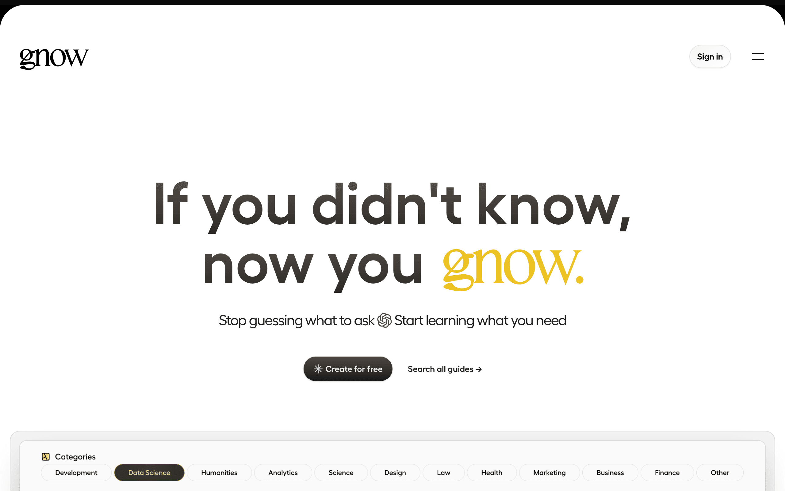 Gnow