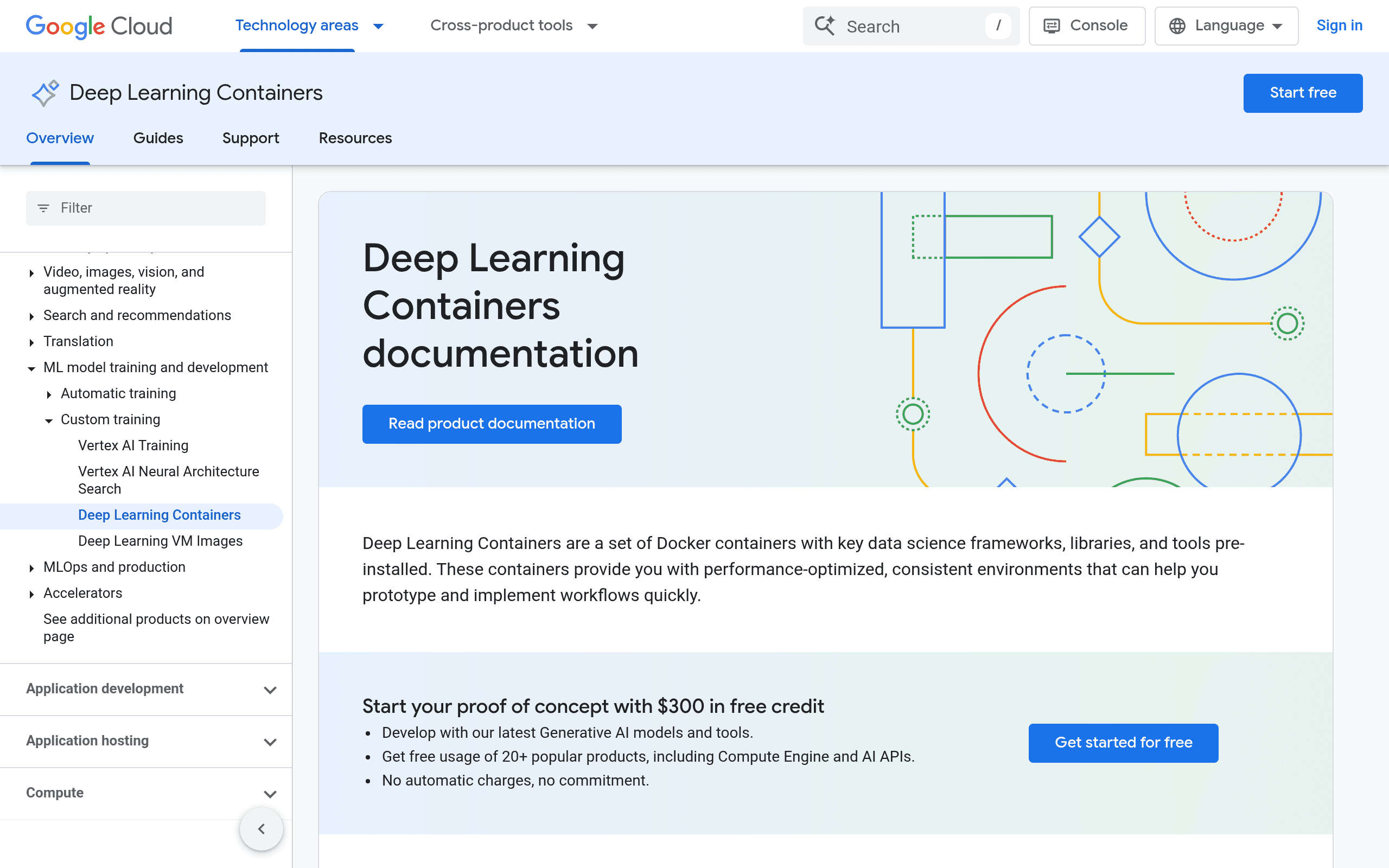 Google Deep Learning Containers