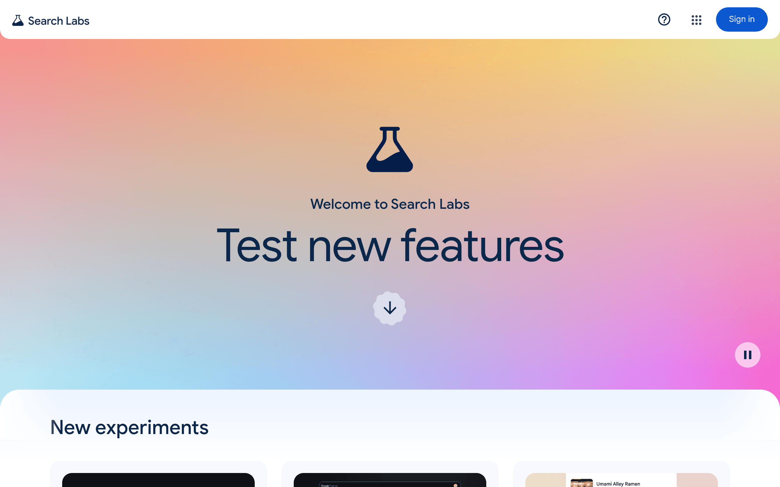 Google Search Labs