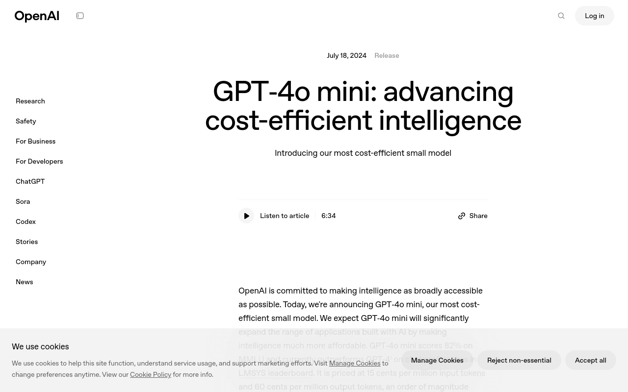 GPT-4o mini