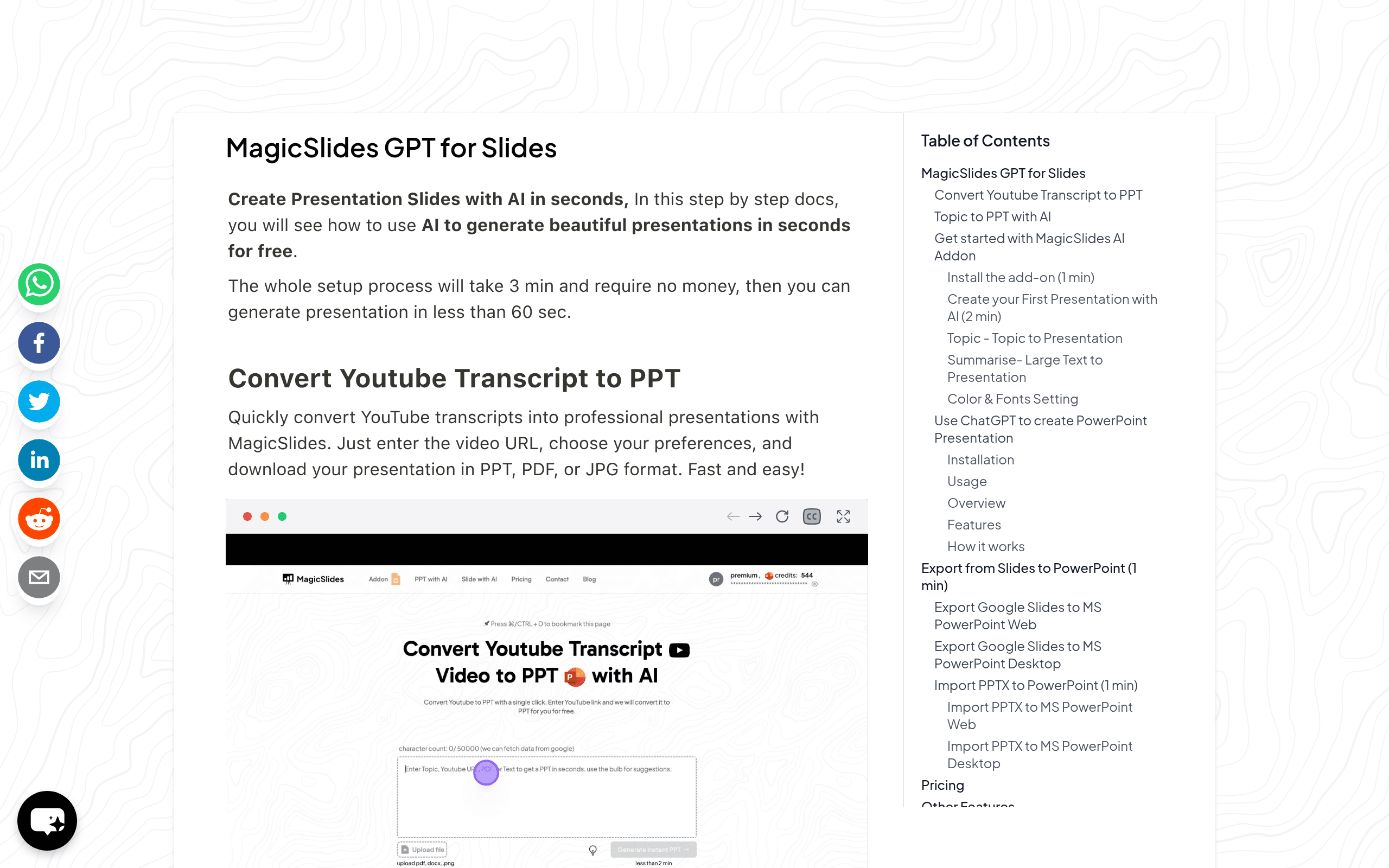 GPT for Slides MagicSlides