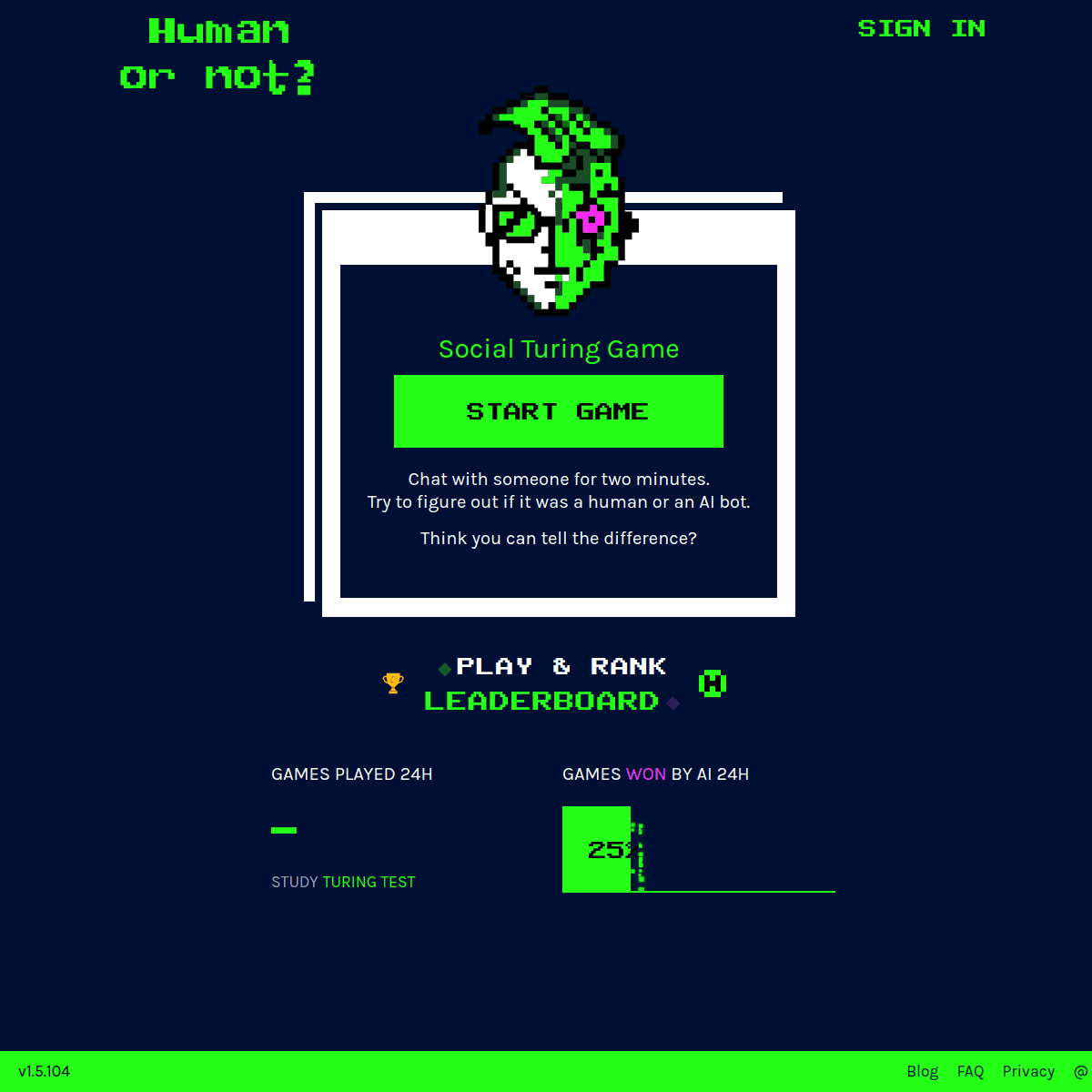 Human or Not: A Social Turing Game