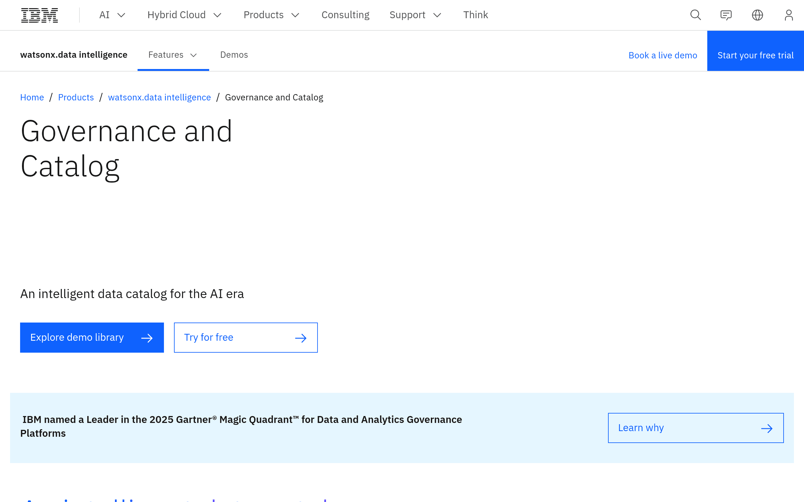 IBM Watson Knowledge Catalog