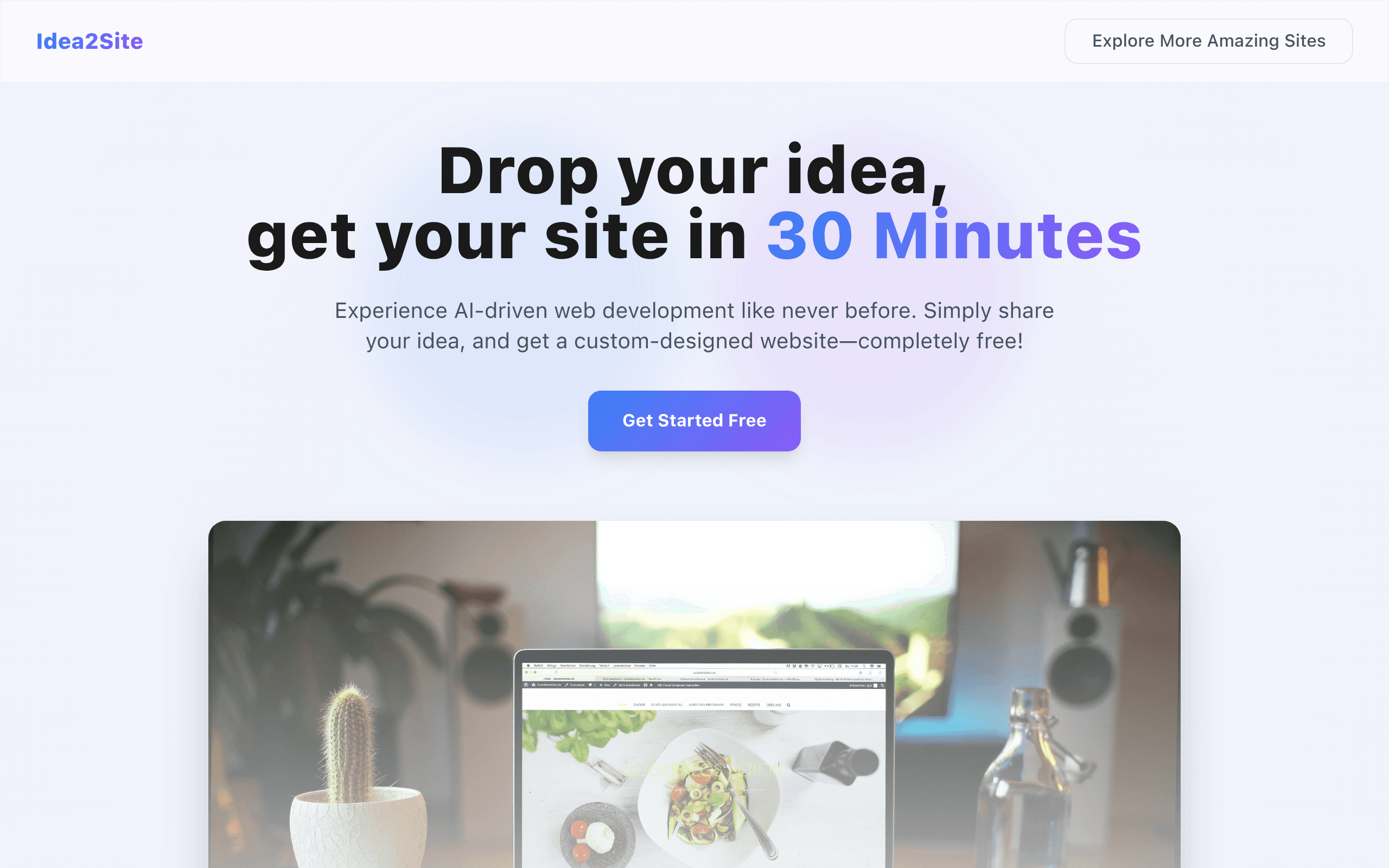 Idea2Site