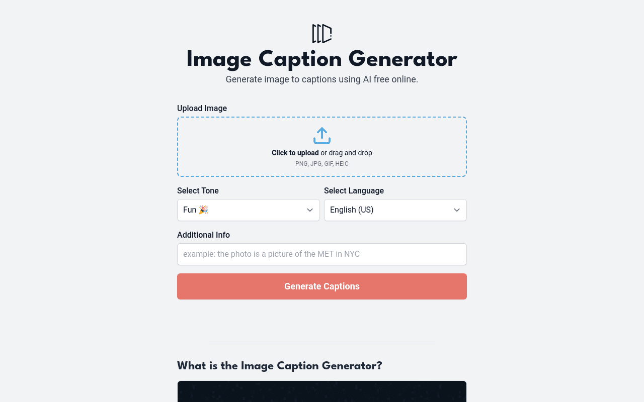 Image Caption Generator