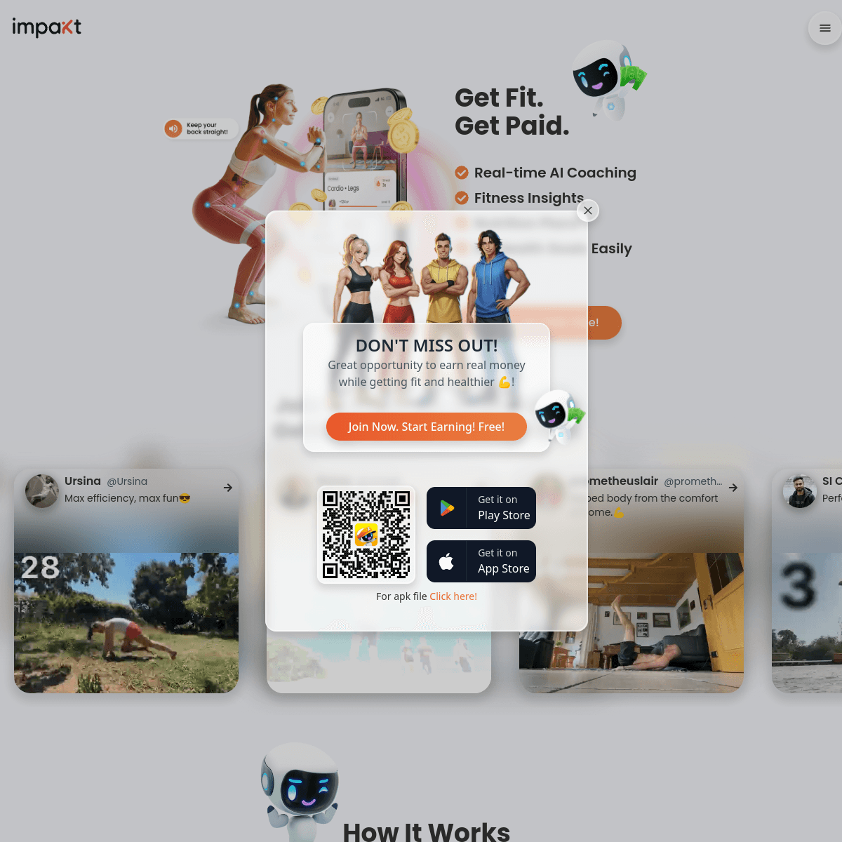 Impakt: Fitness AI Coach