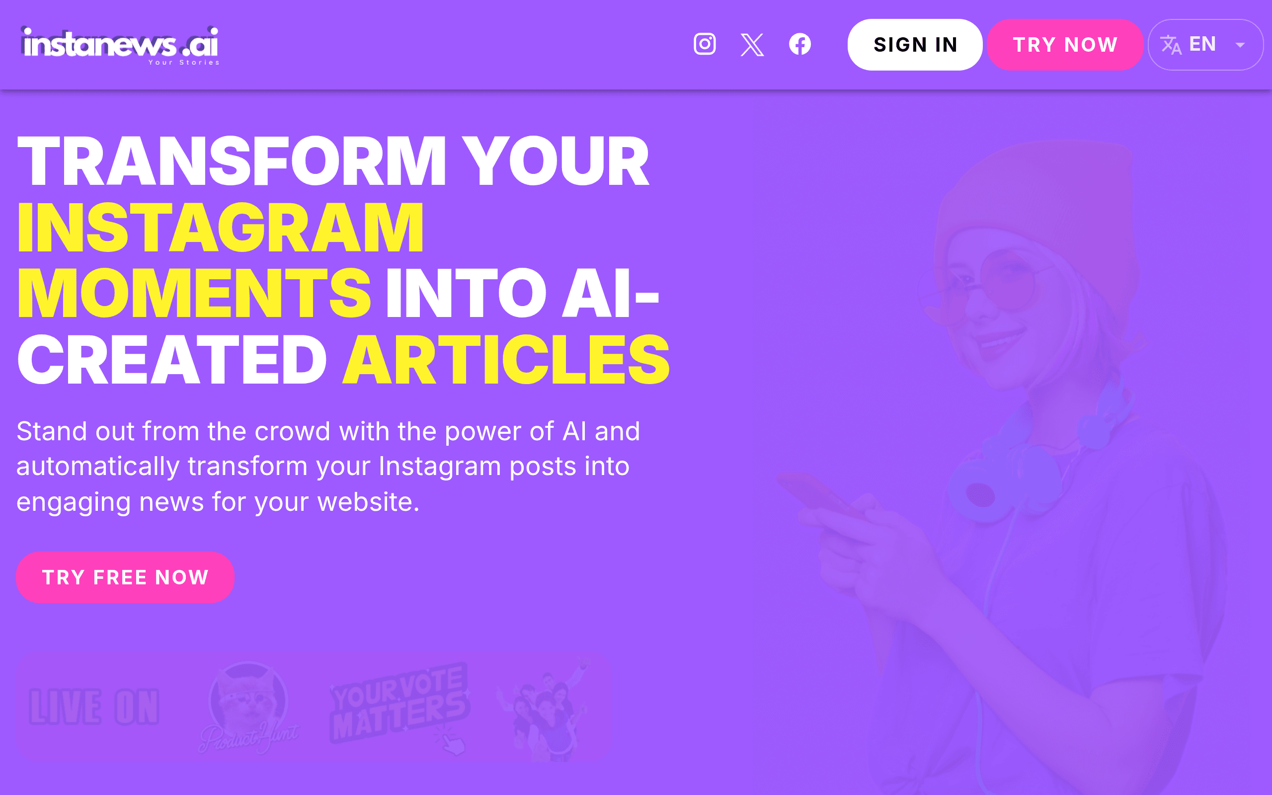 InstaNews.ai
