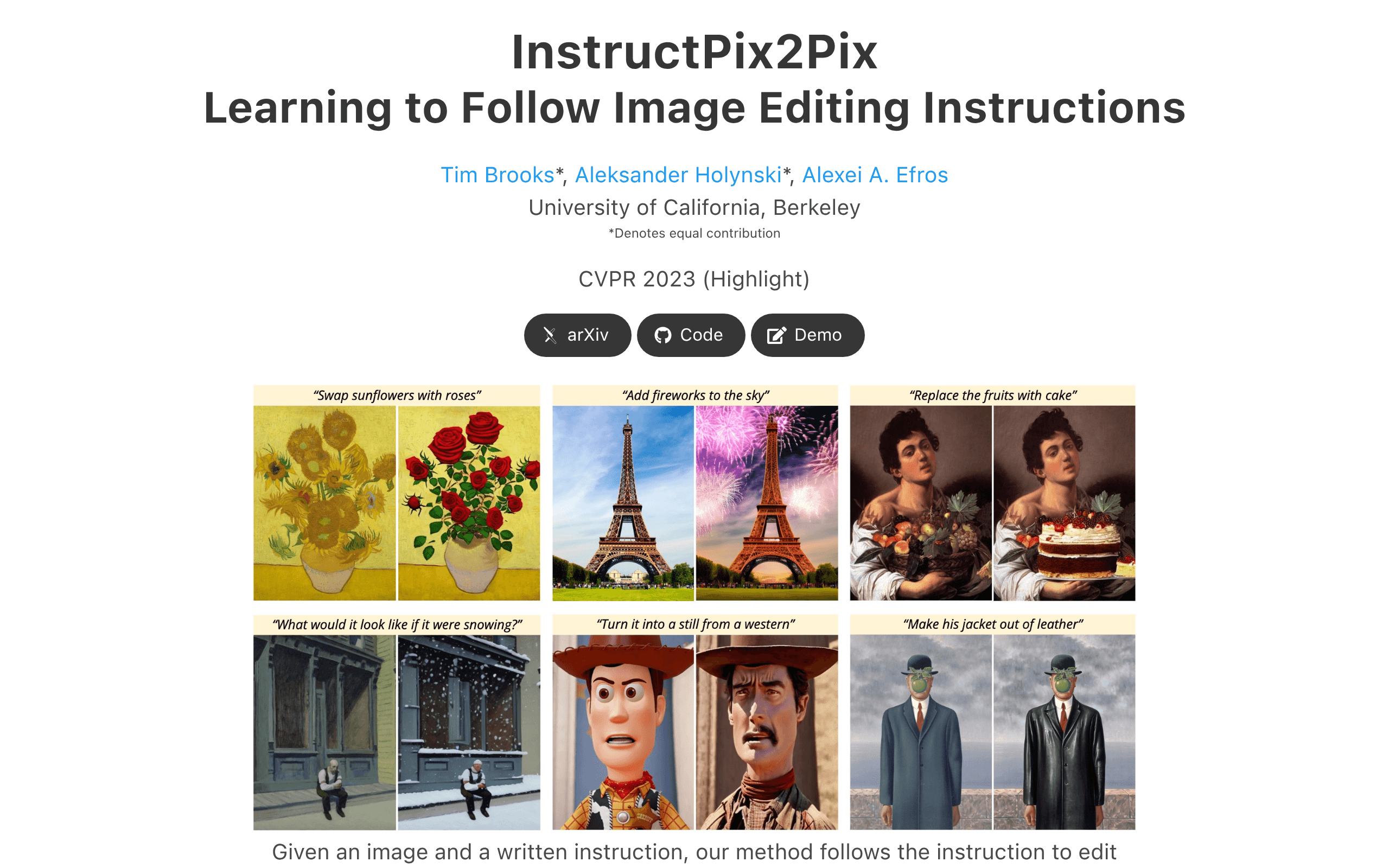 InstructPix2Pix