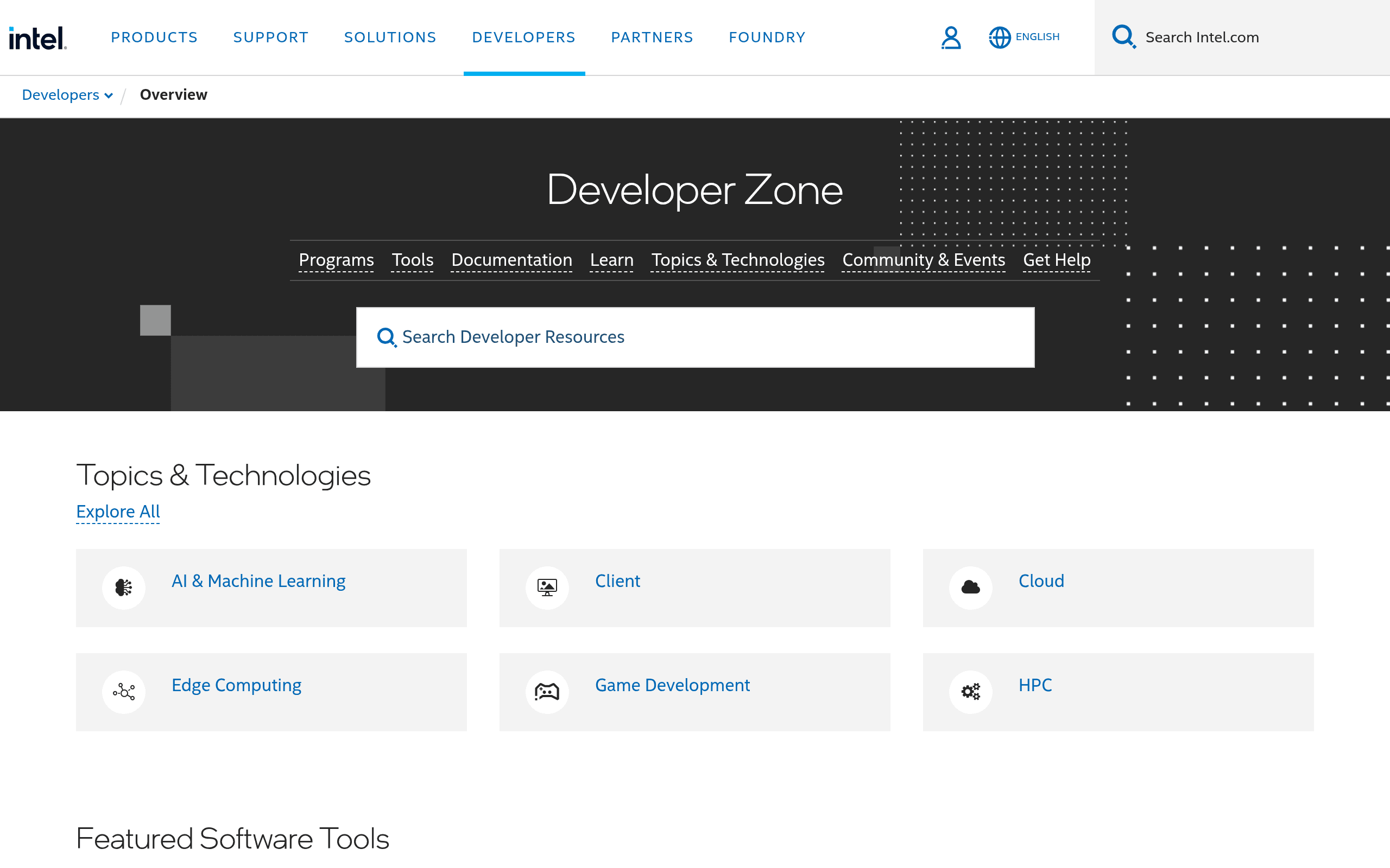 Intel Software Innovator Program