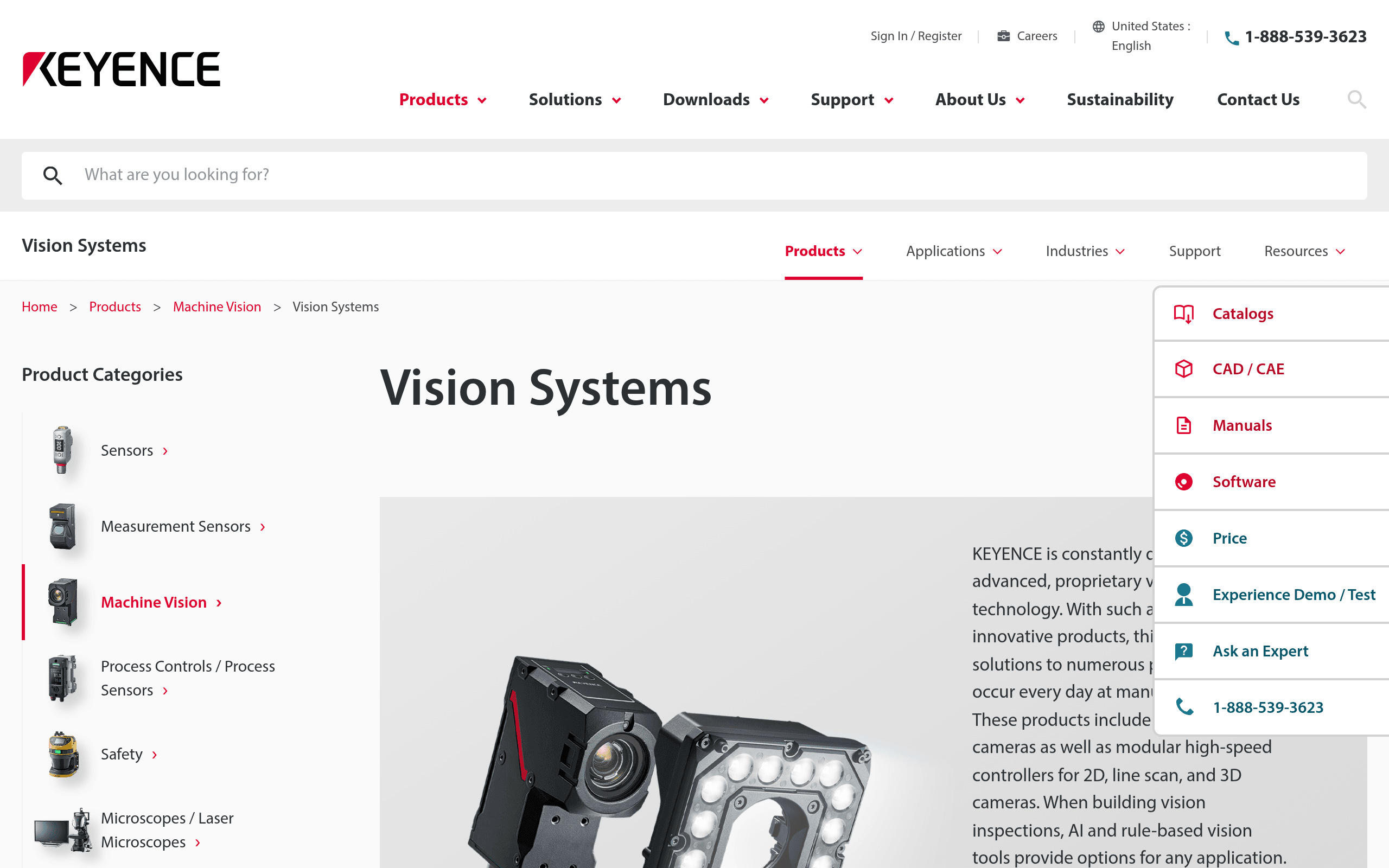 Keyence Vision System