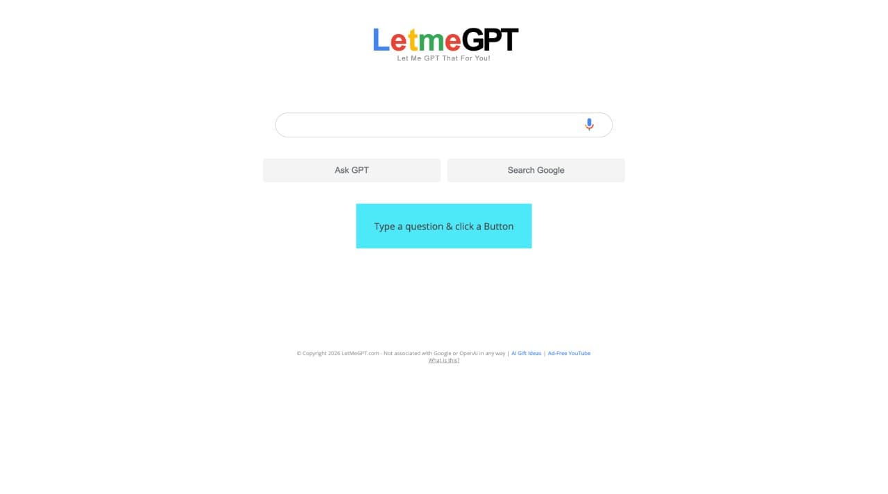 LMGTFY + GPT = LetMeGPT
