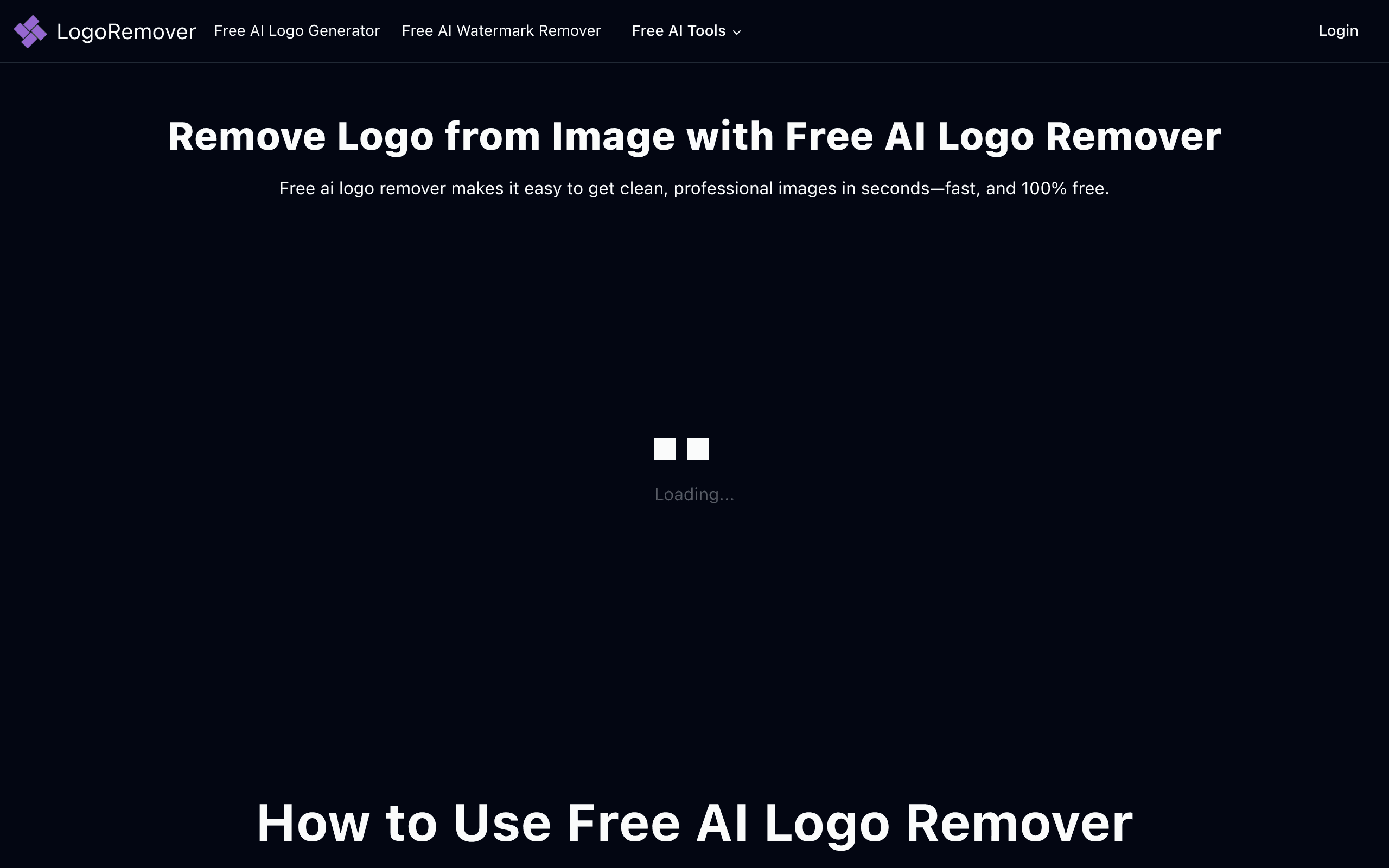 LogoRemover AI