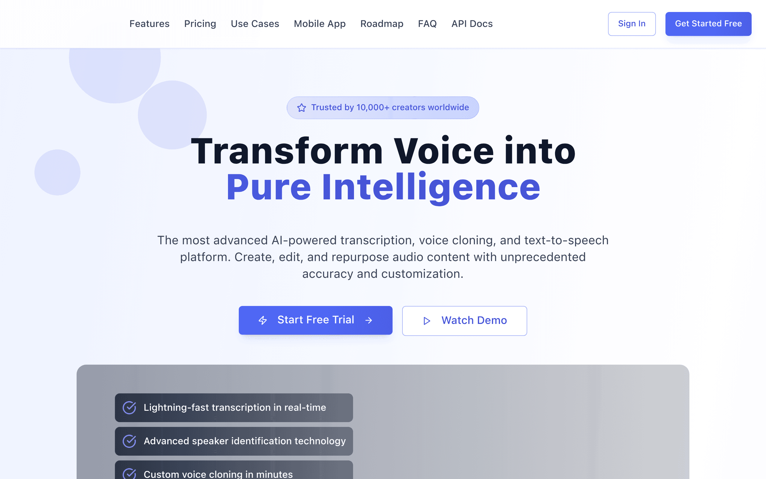 MegaTranscript: Transform Voice into Pure Intelligence with Advanced AI Technology