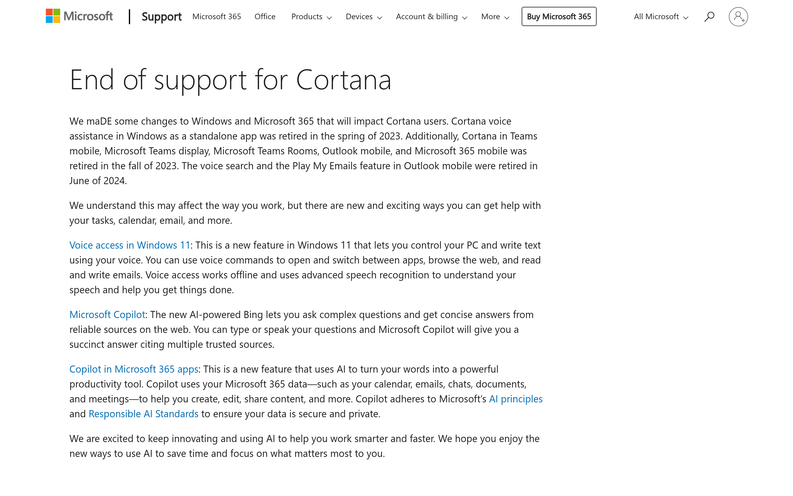 Microsoft Cortana