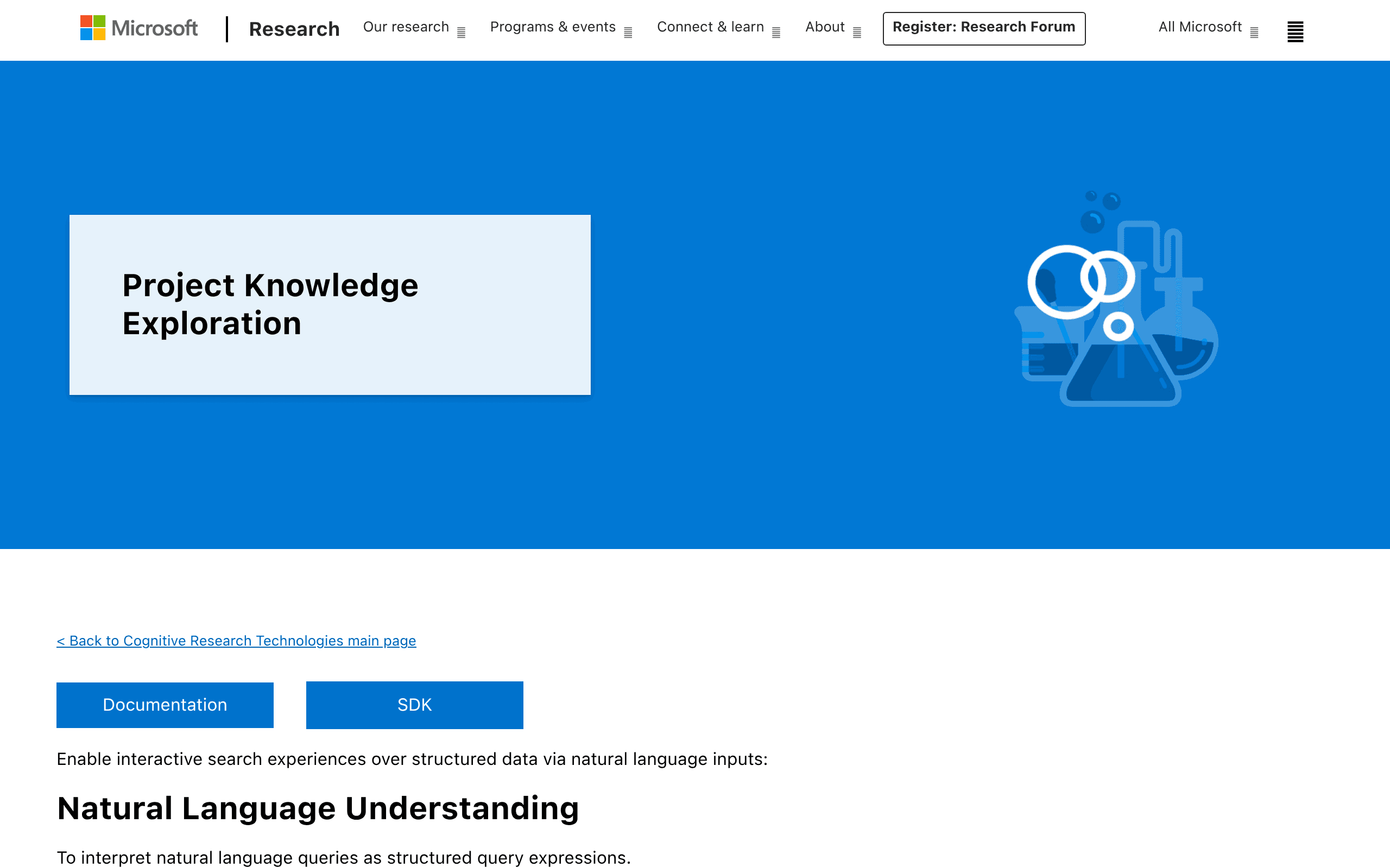 Microsoft Knowledge Exploration