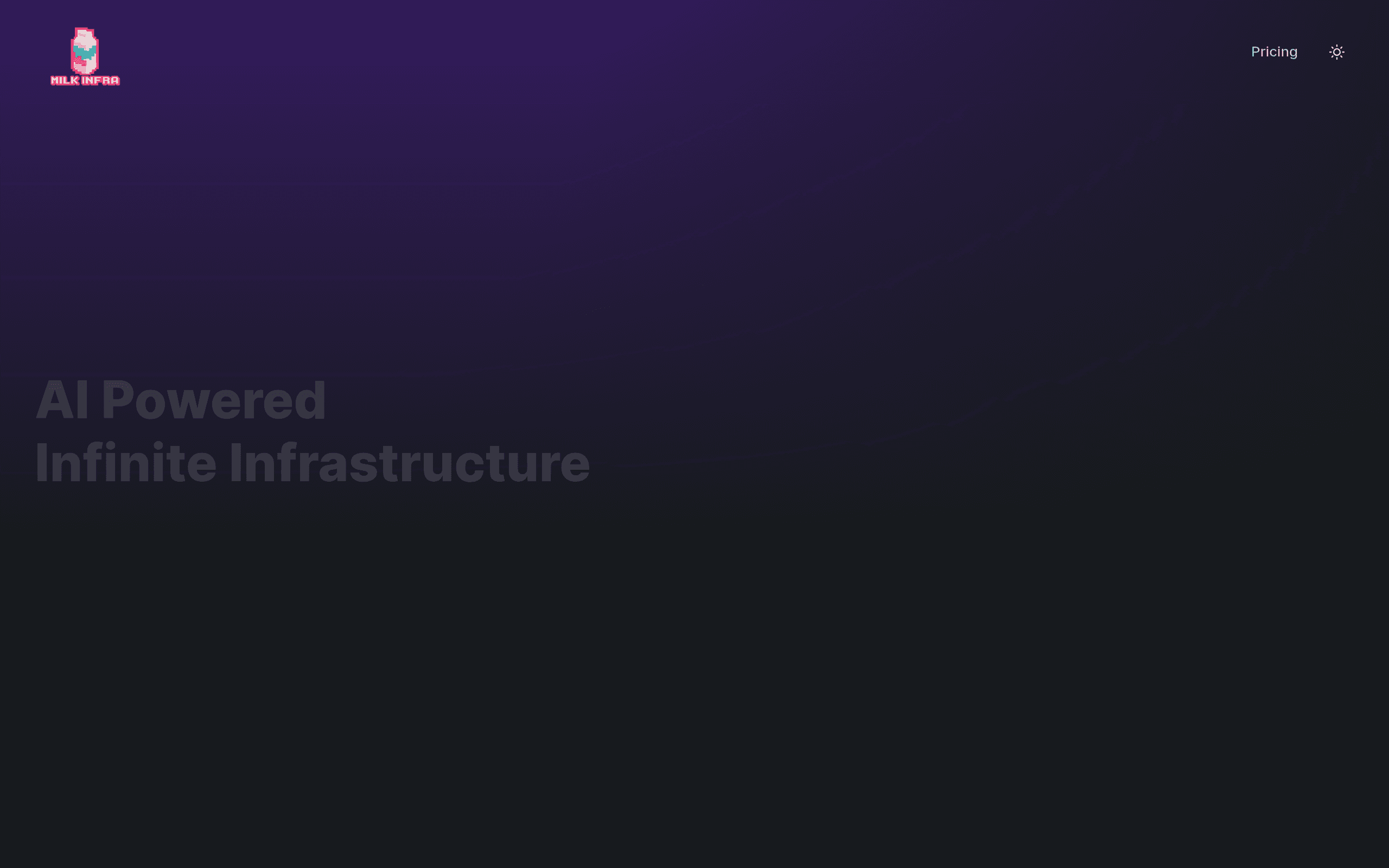Milk Infrastructure