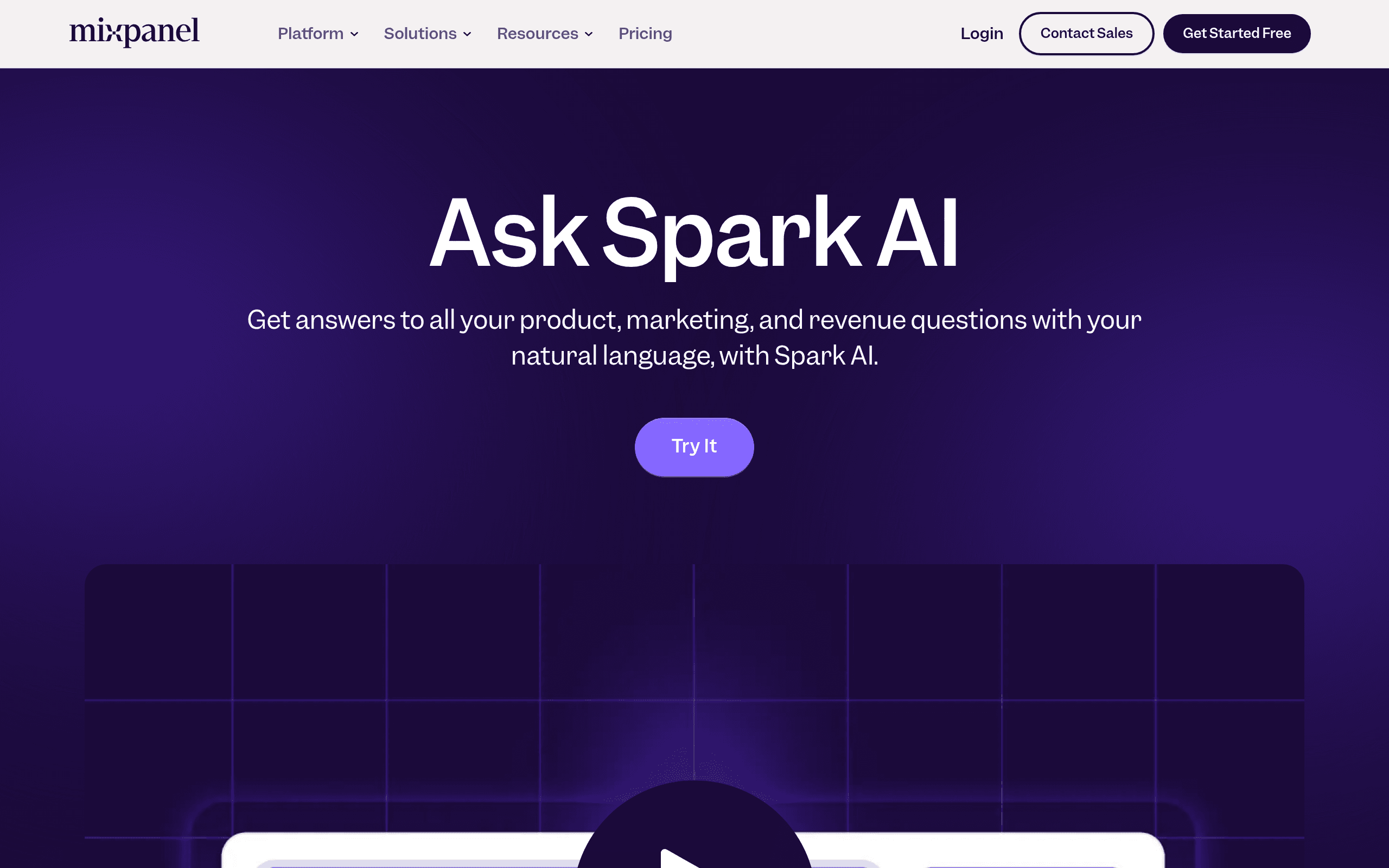 Mixpanel Spark