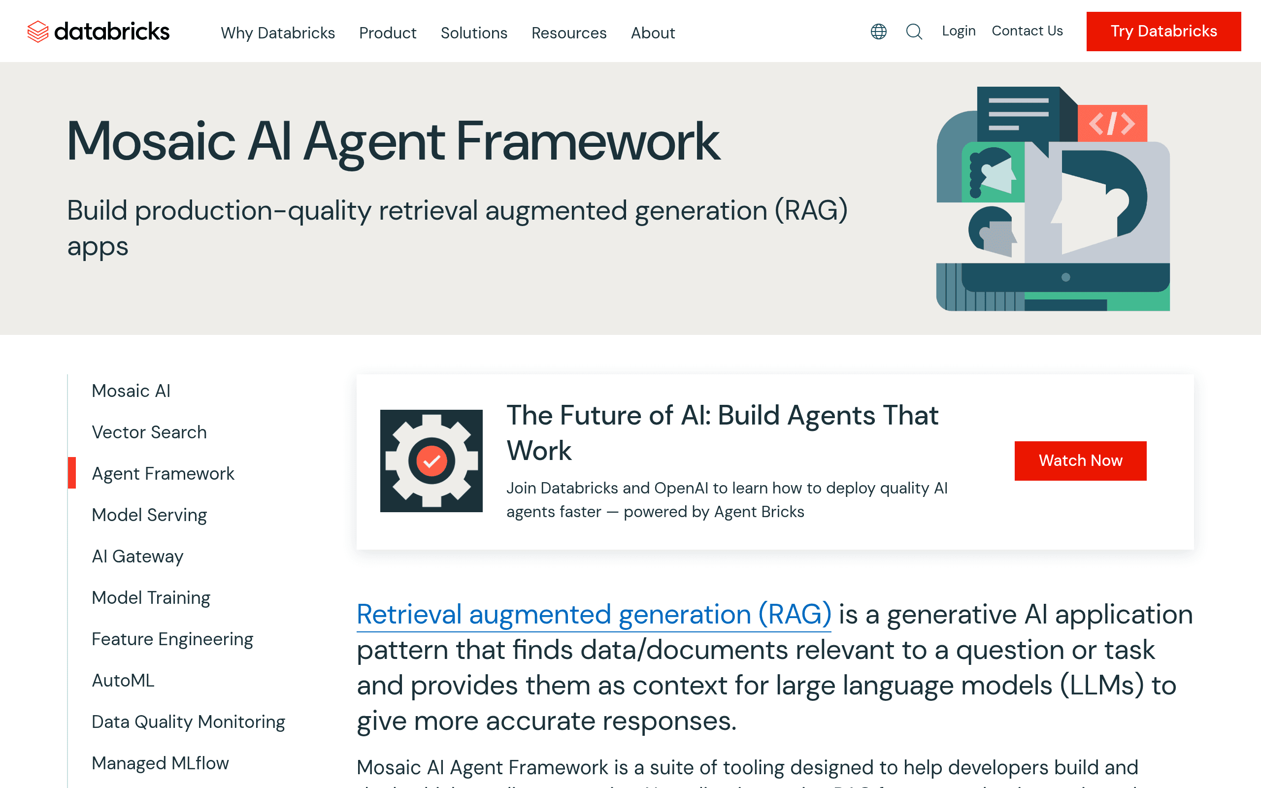 Mosaic AI Agent Framework