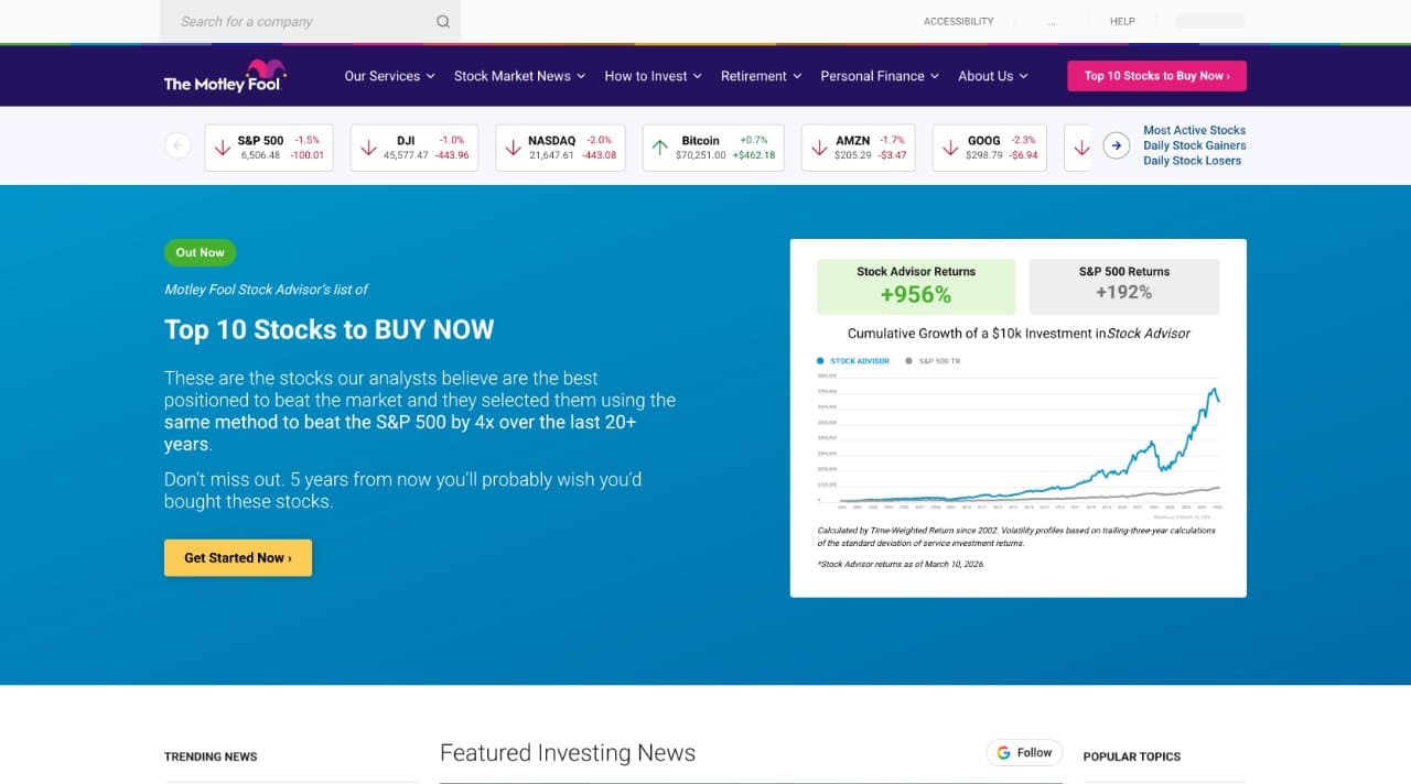 Motley Fool Investment Service