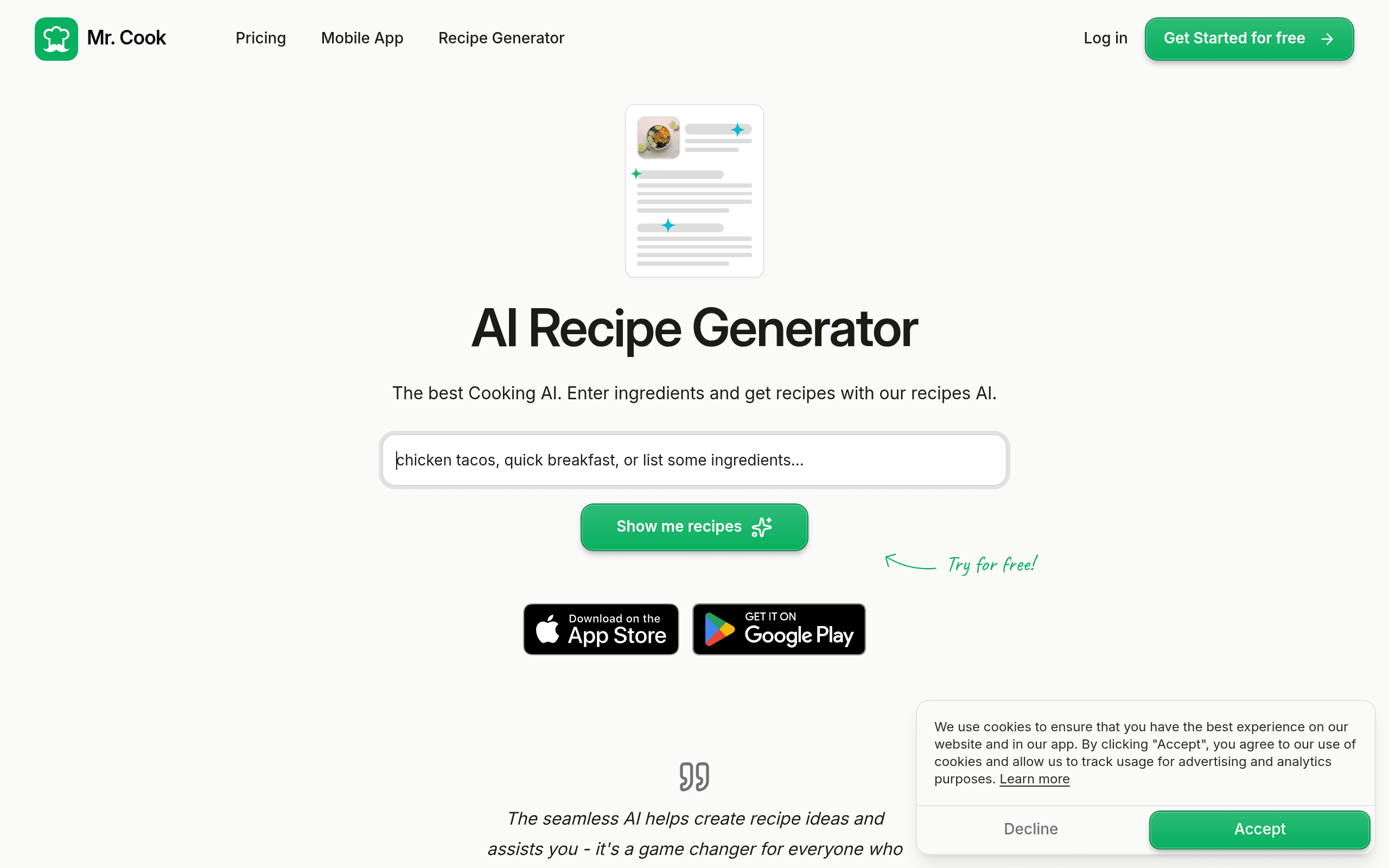 Mr. Cook AI