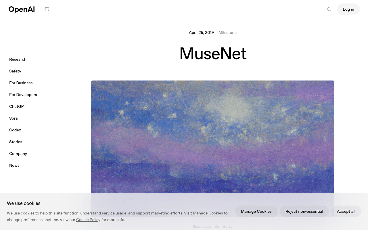 Musenet (OpenAI)