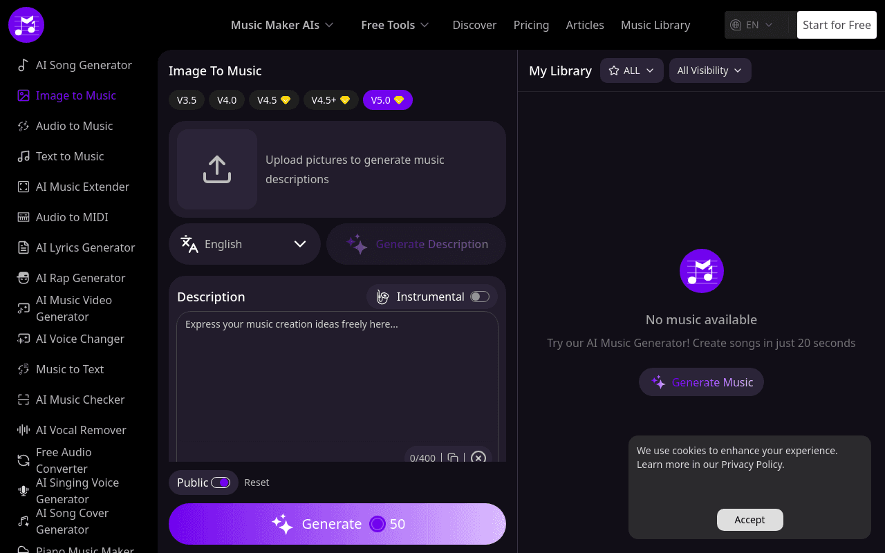 MusicMaker.im | Image to Music