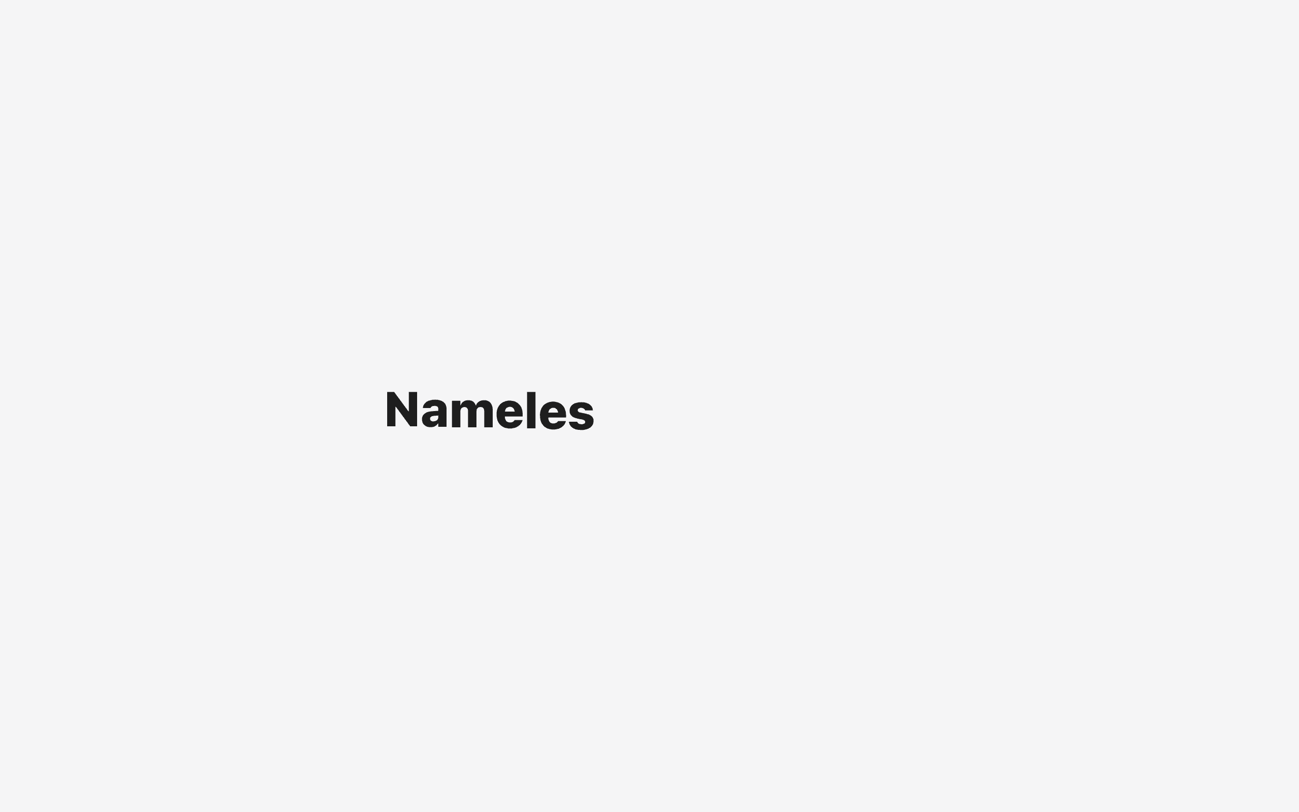 Nameles.app