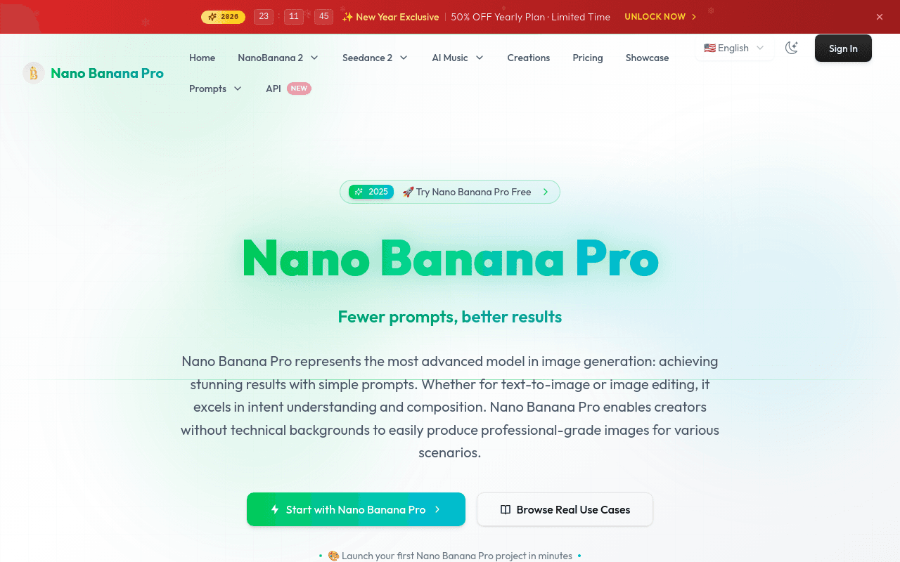 Nano Banana Pro Site