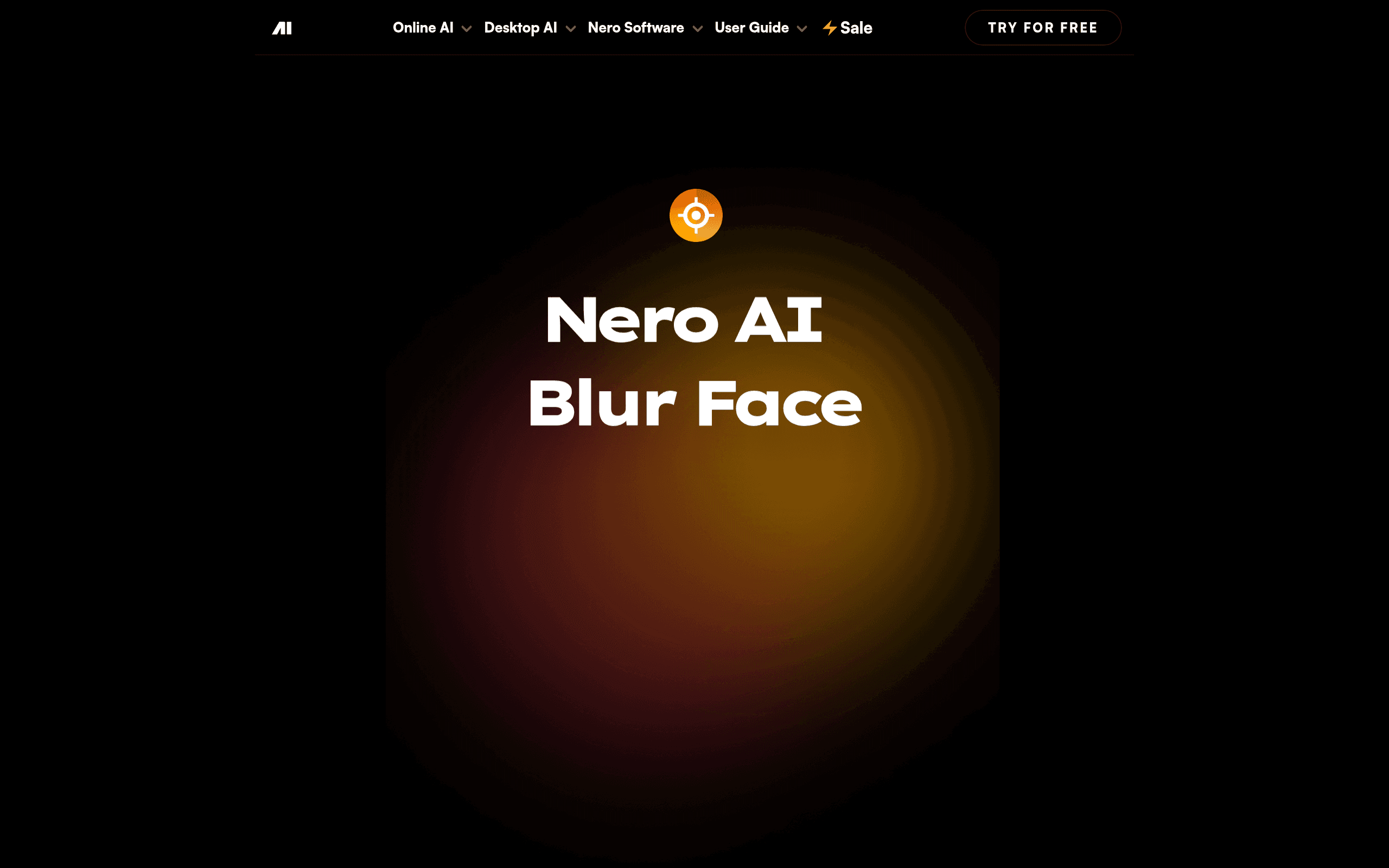 Nero AI Blur Face