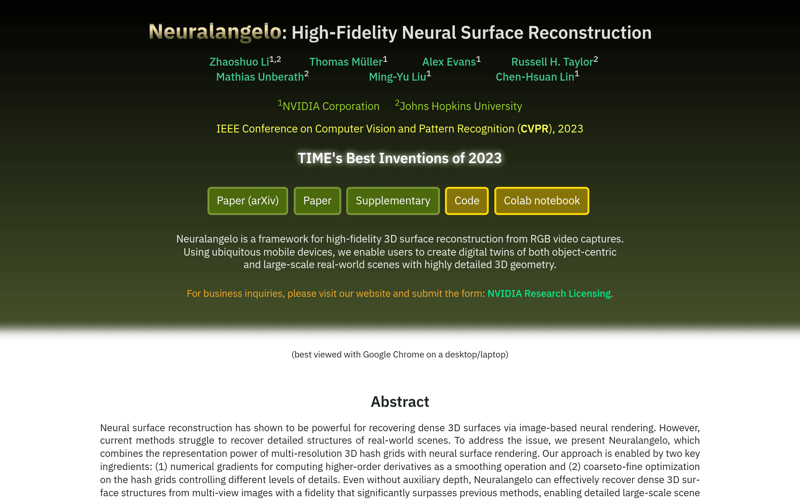 Neuralangelo