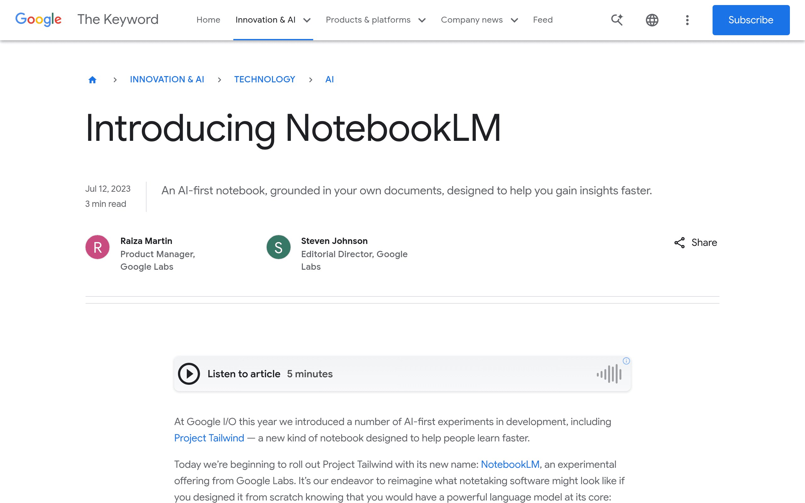 NotebookLM