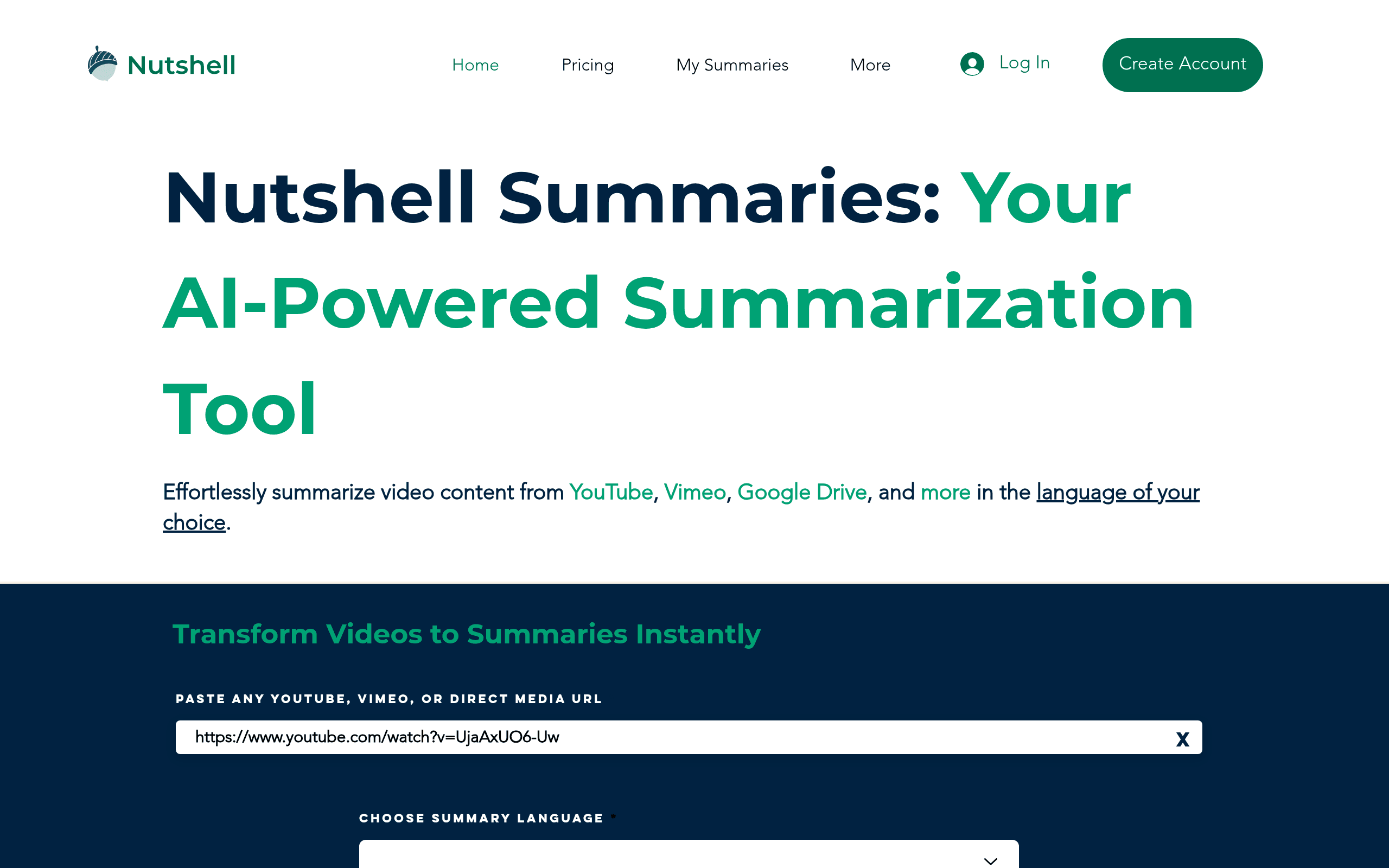 Nutshell Summaries