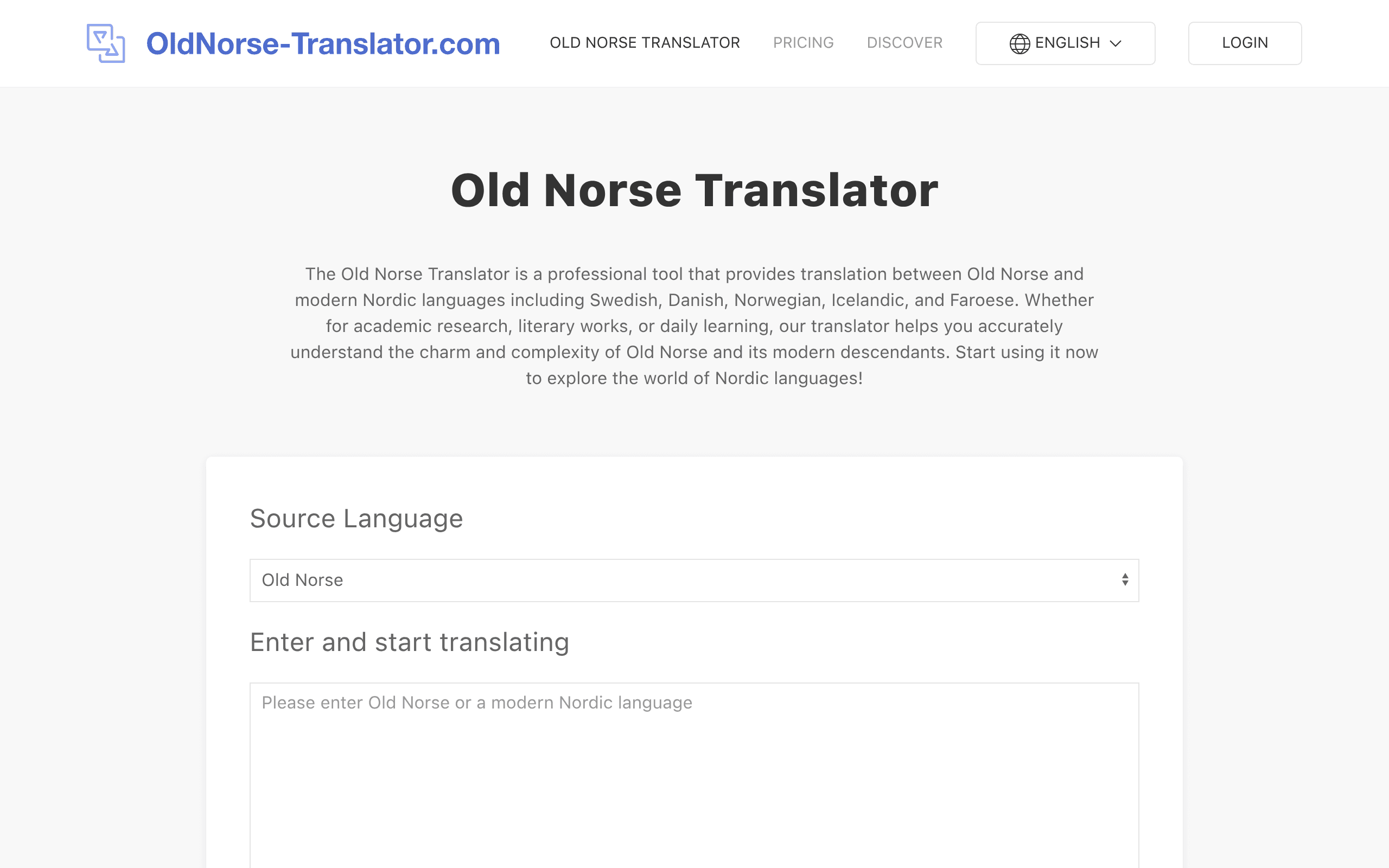 Old Norse Translator