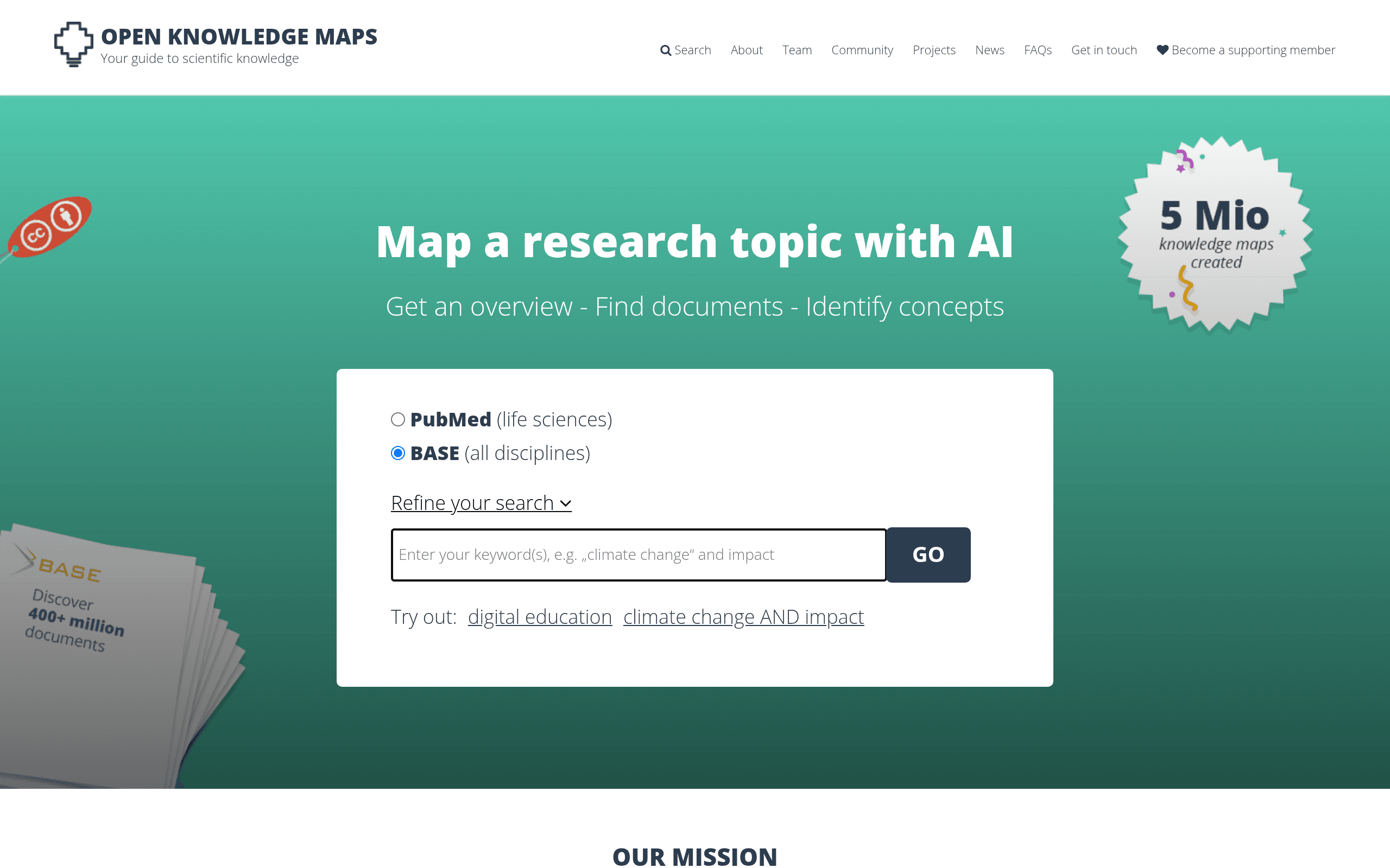 Open Knowledge Maps