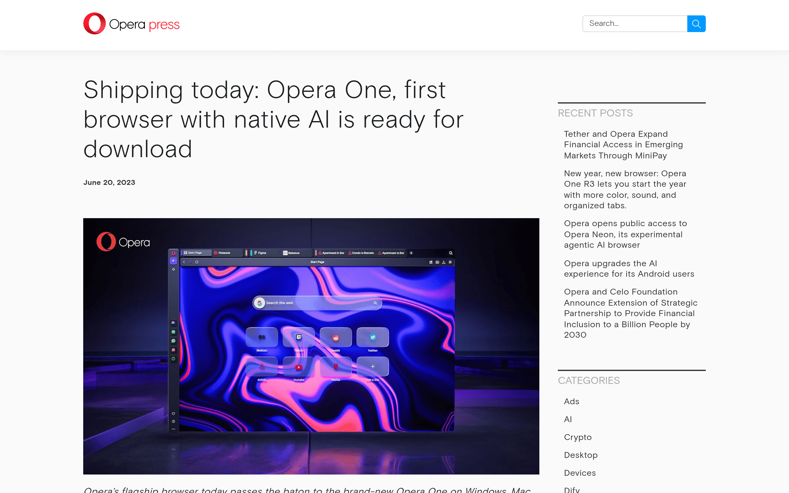 Opera One