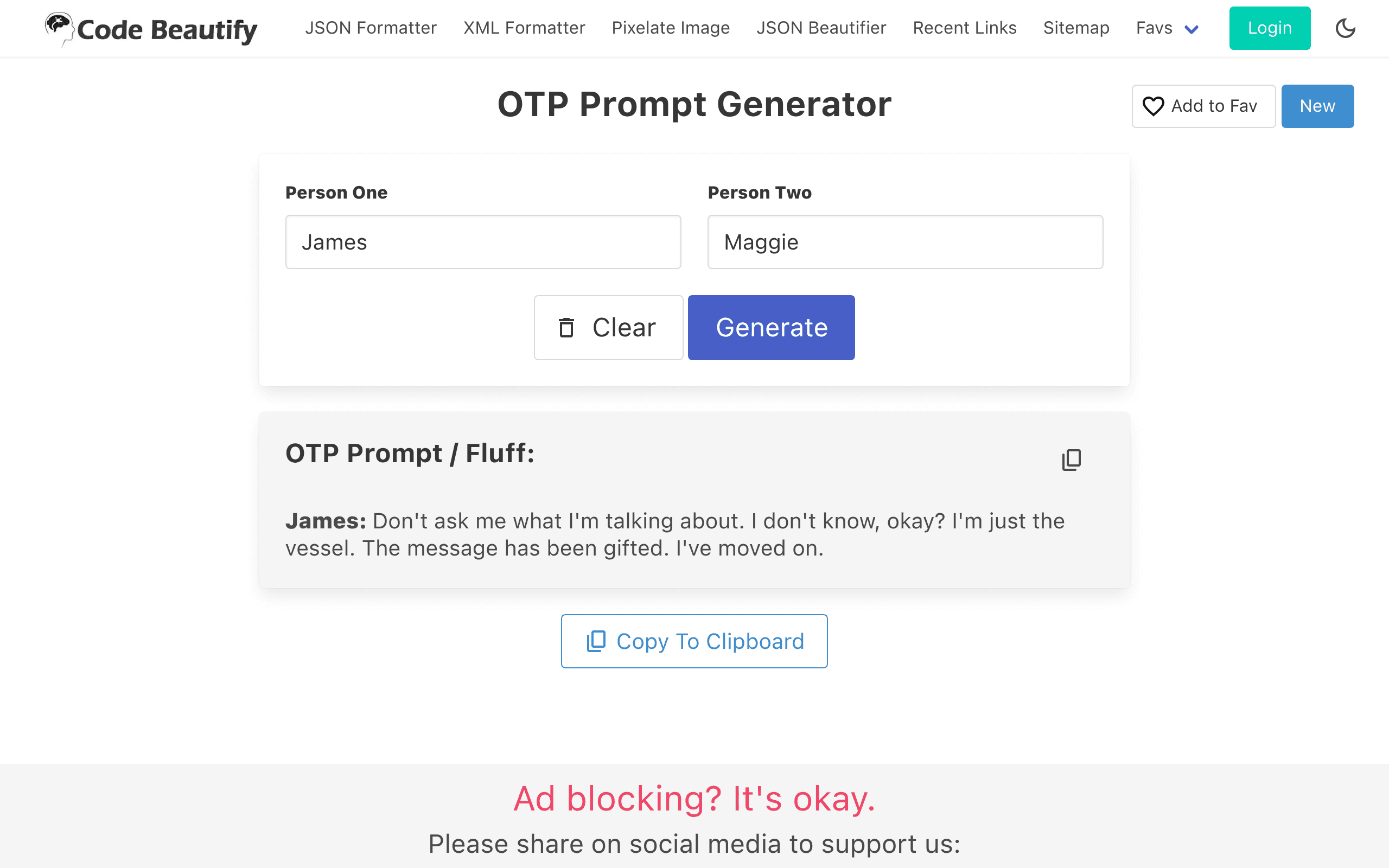 OTP Prompt Generator AI