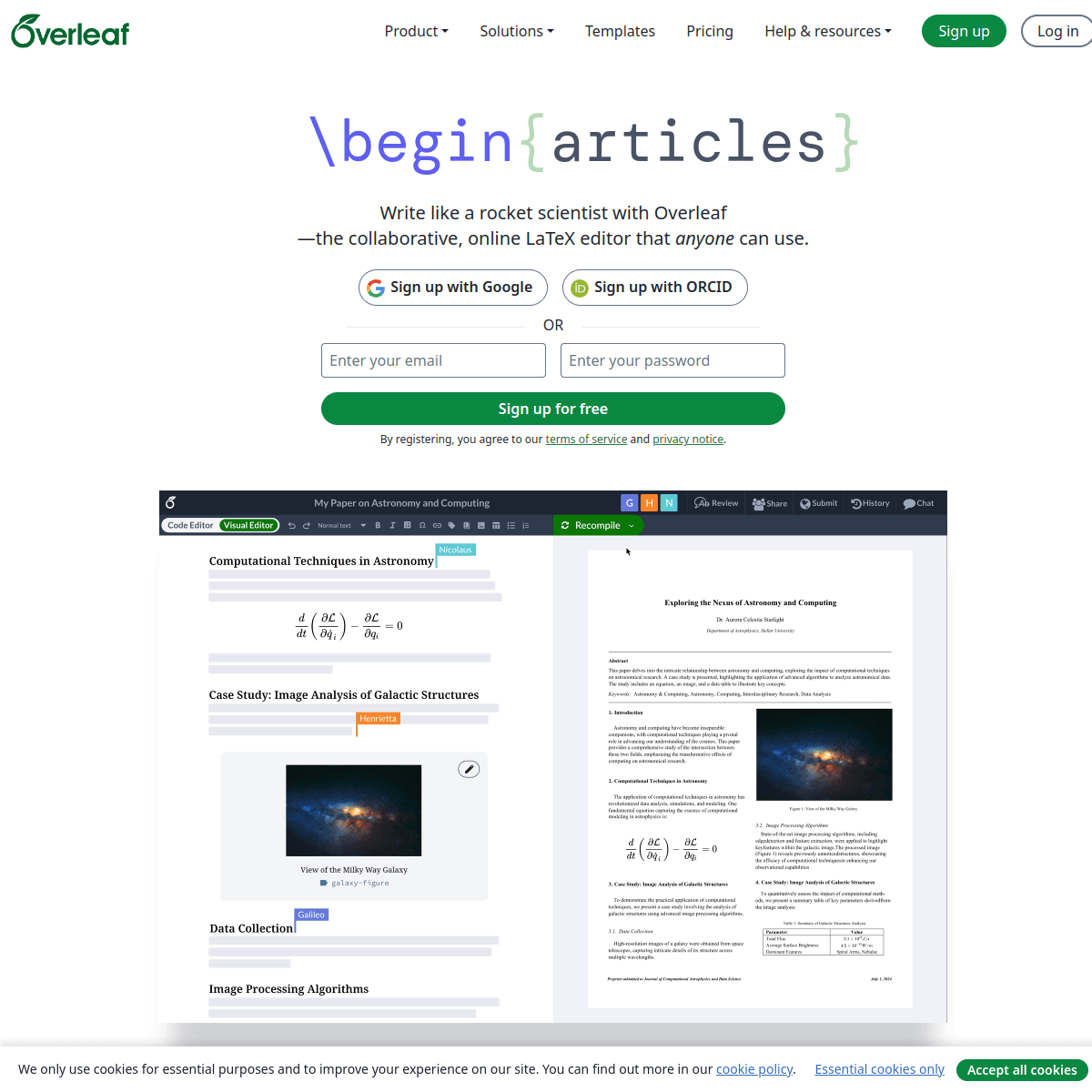 Overleaf