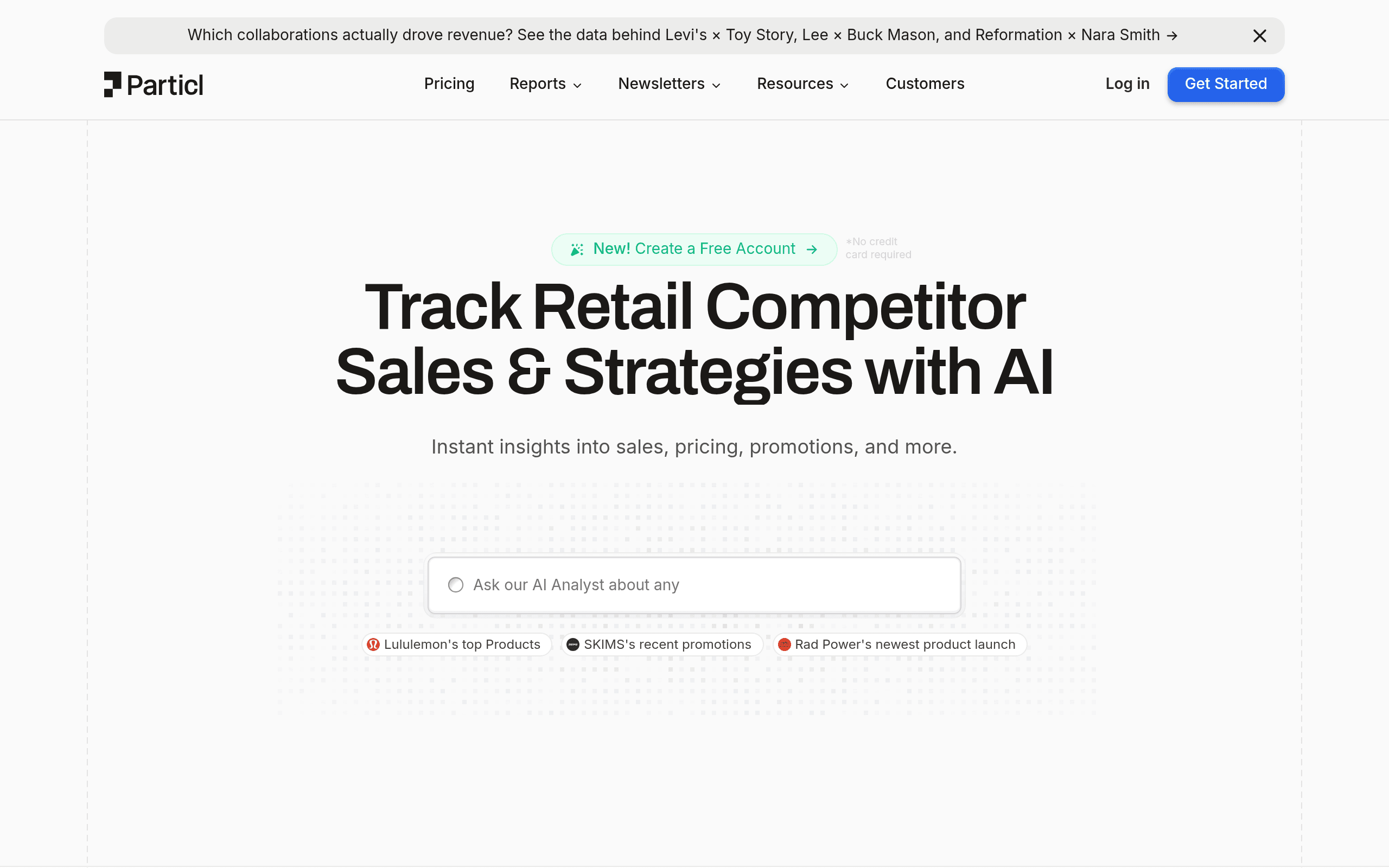 Particl Retail Intelligence