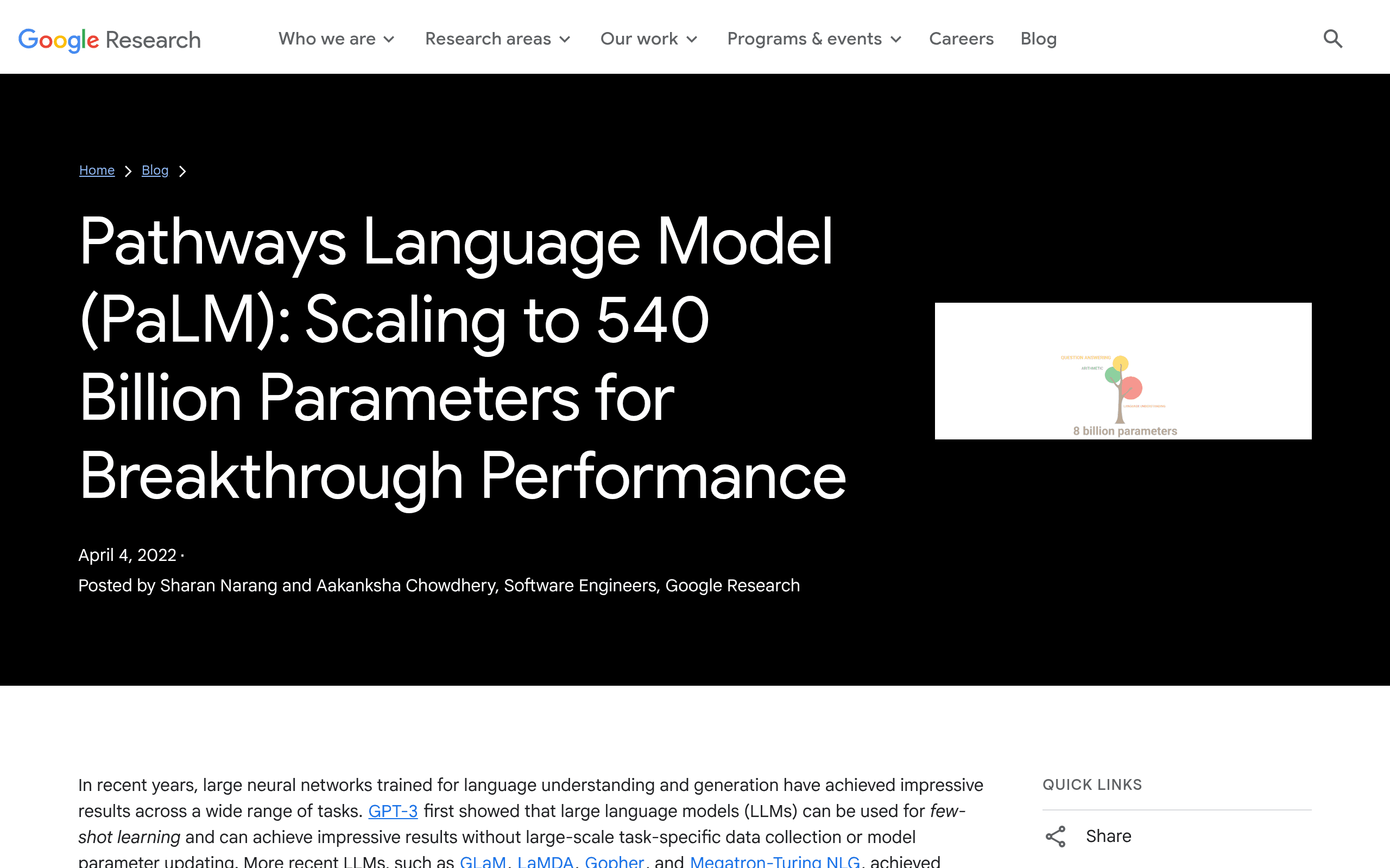 Pathways Language Model (PaLM)