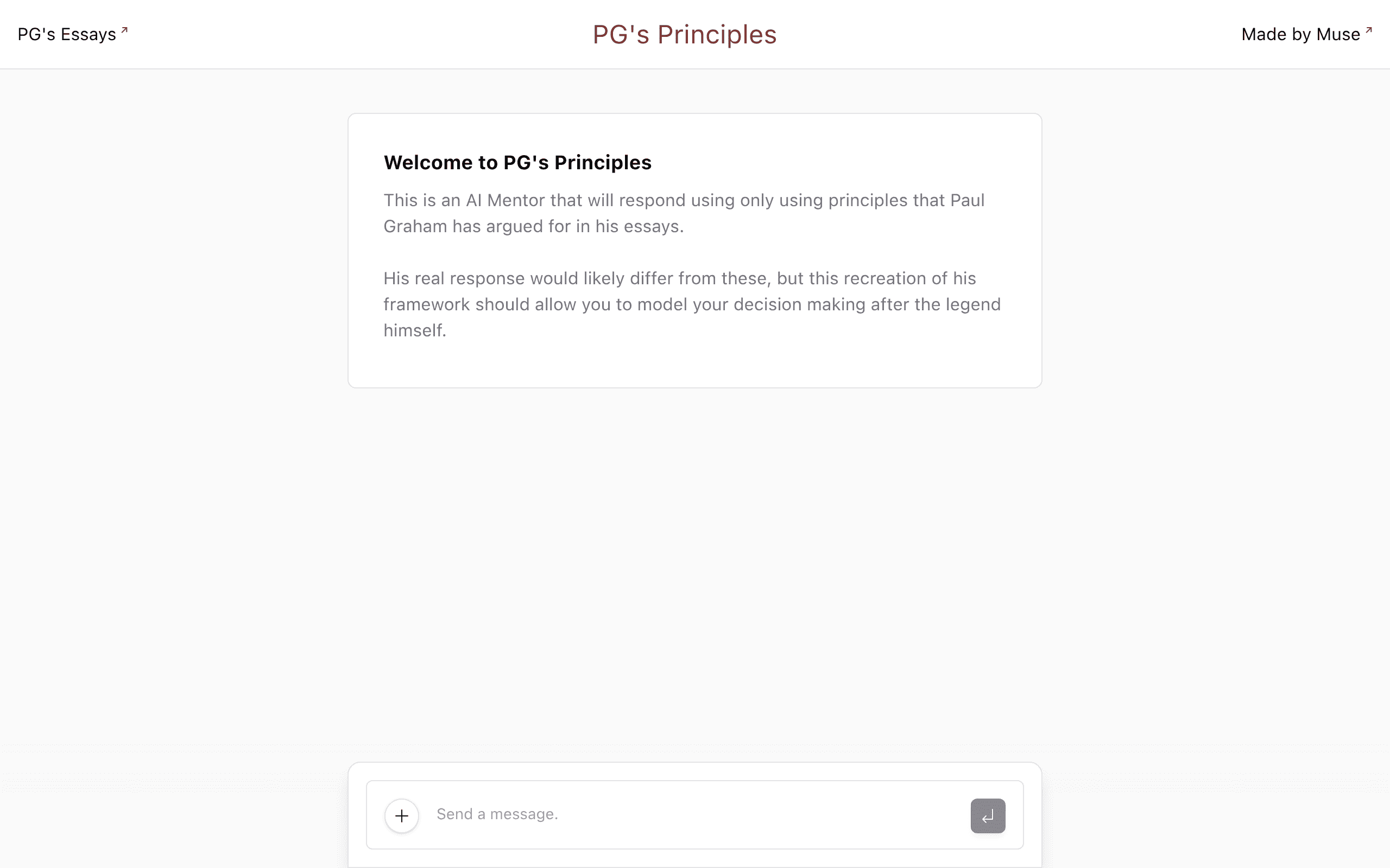 PGS Principles