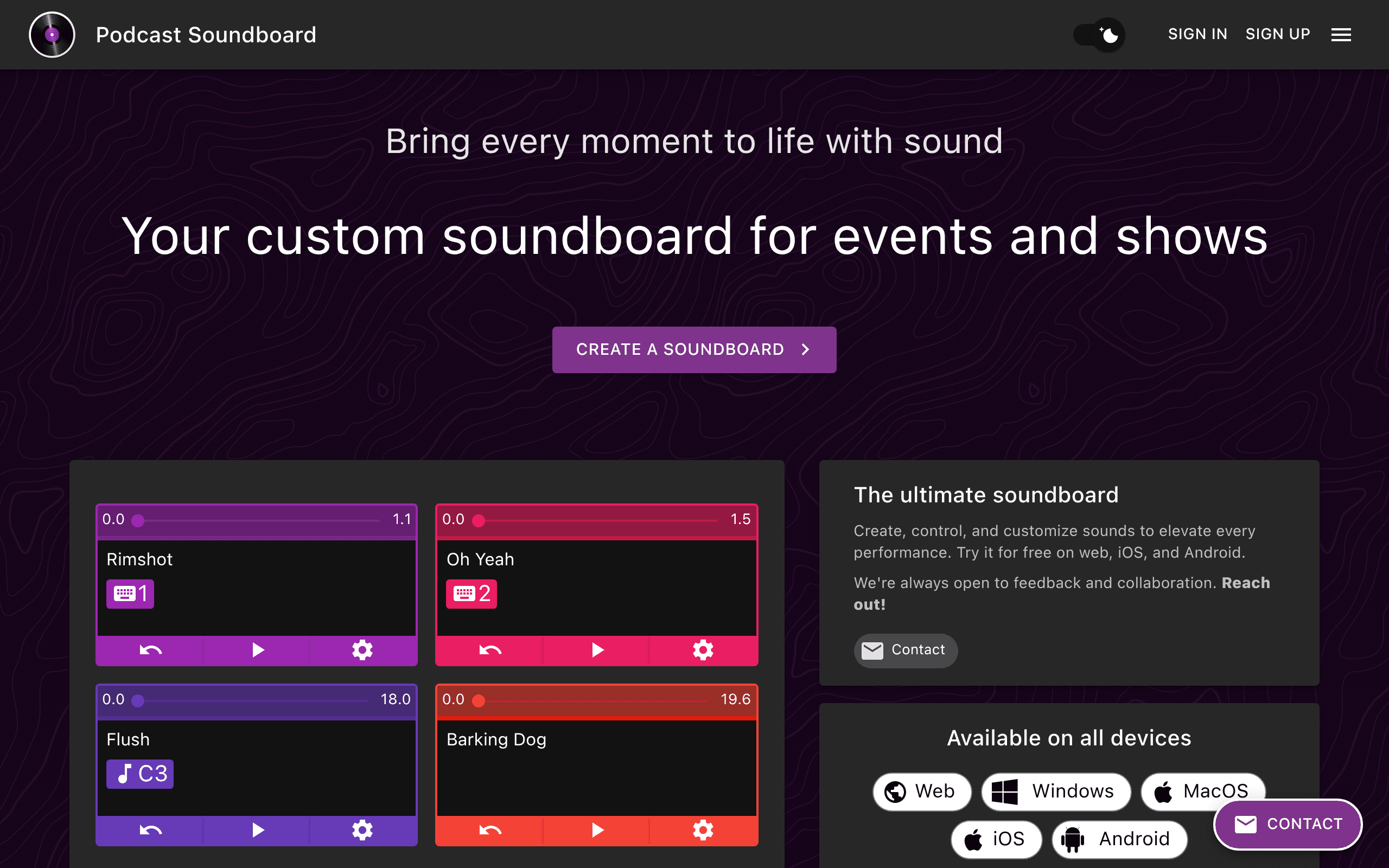 Podcast Soundboard