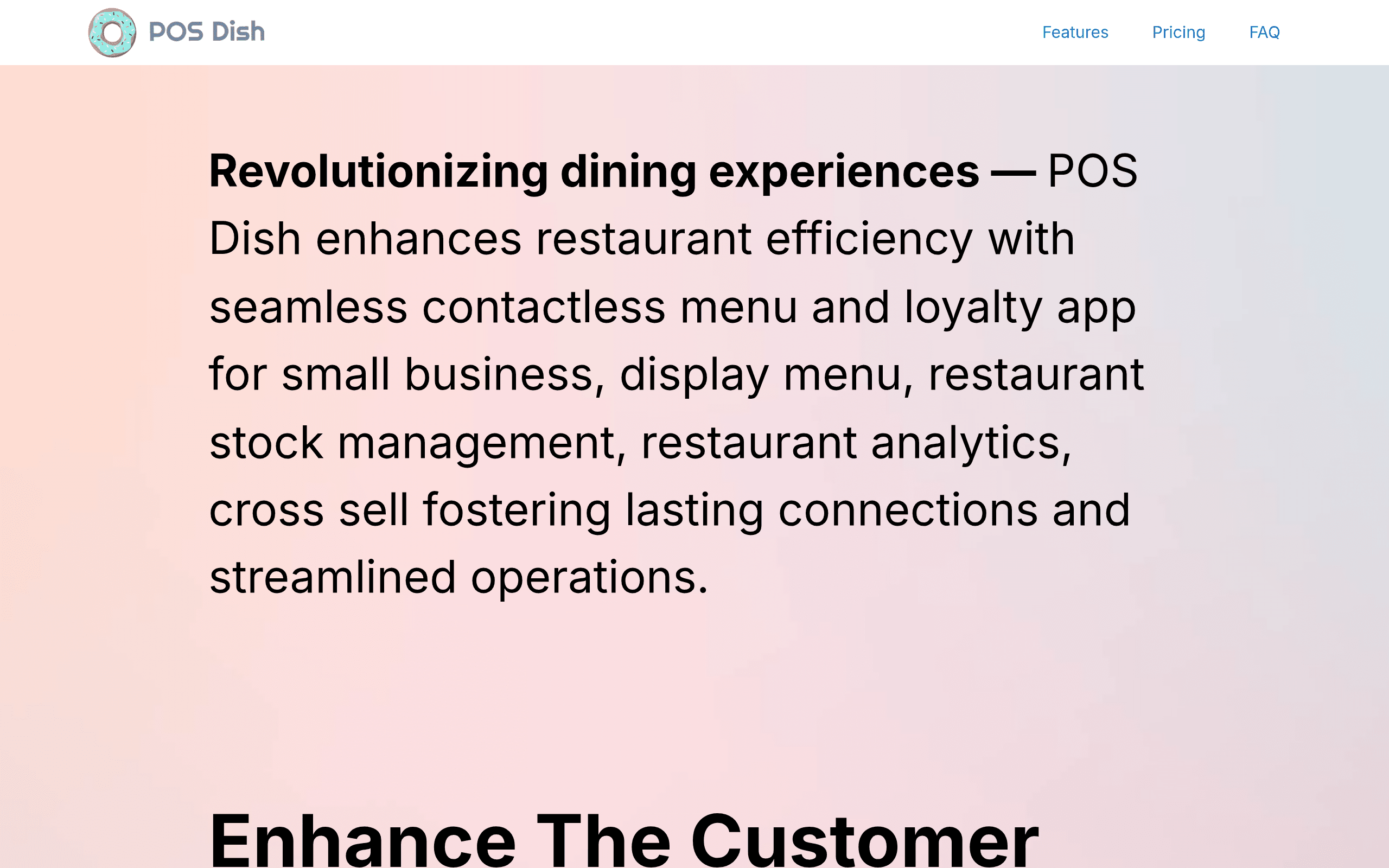 Pos dish